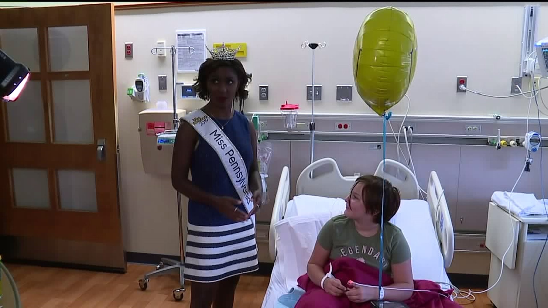 'I get to talk about miracles' - Miss Pennsylvania Visits Young Patients
