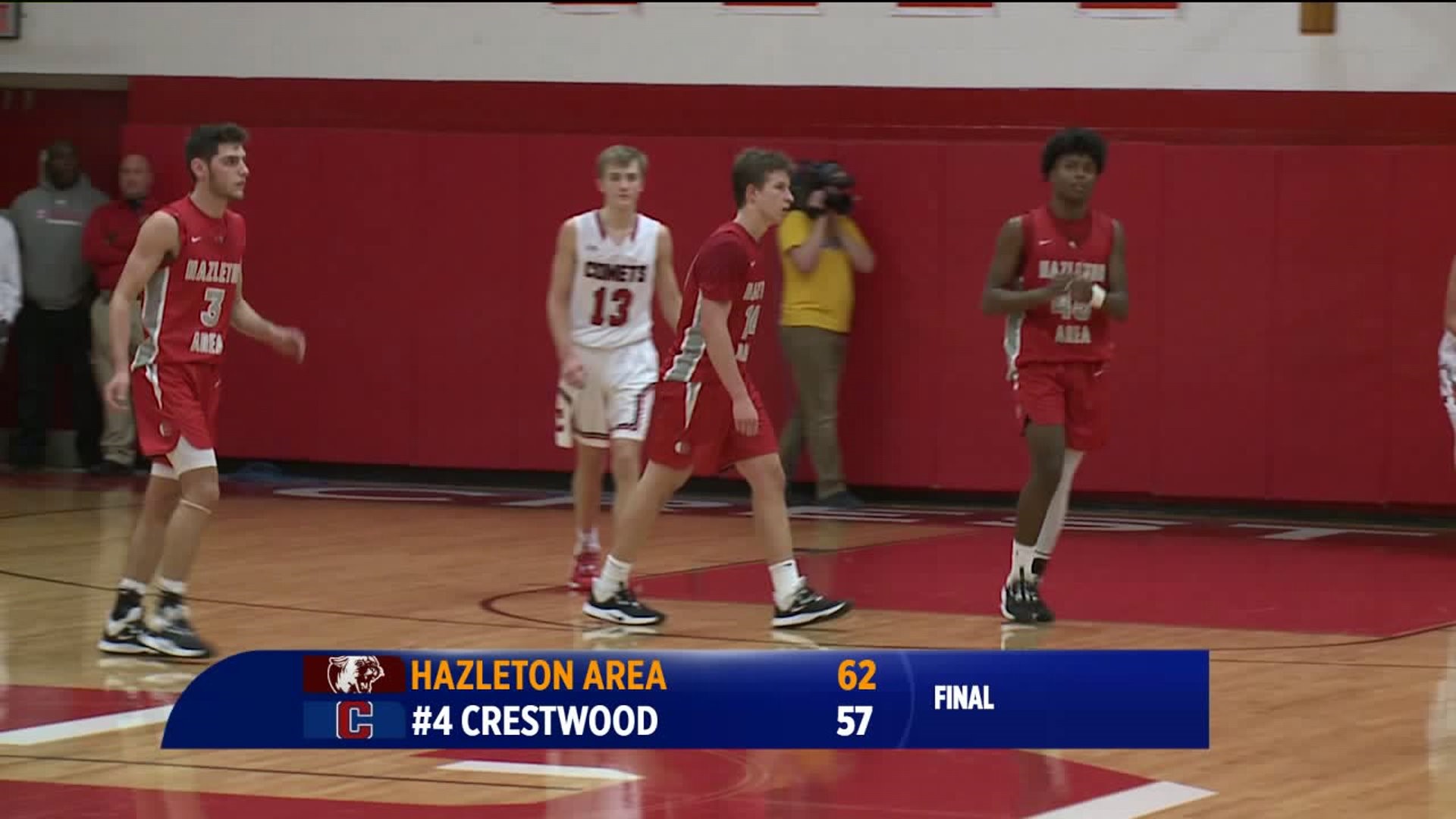 Hazleton Area Wins Late at Crestwood 62-57