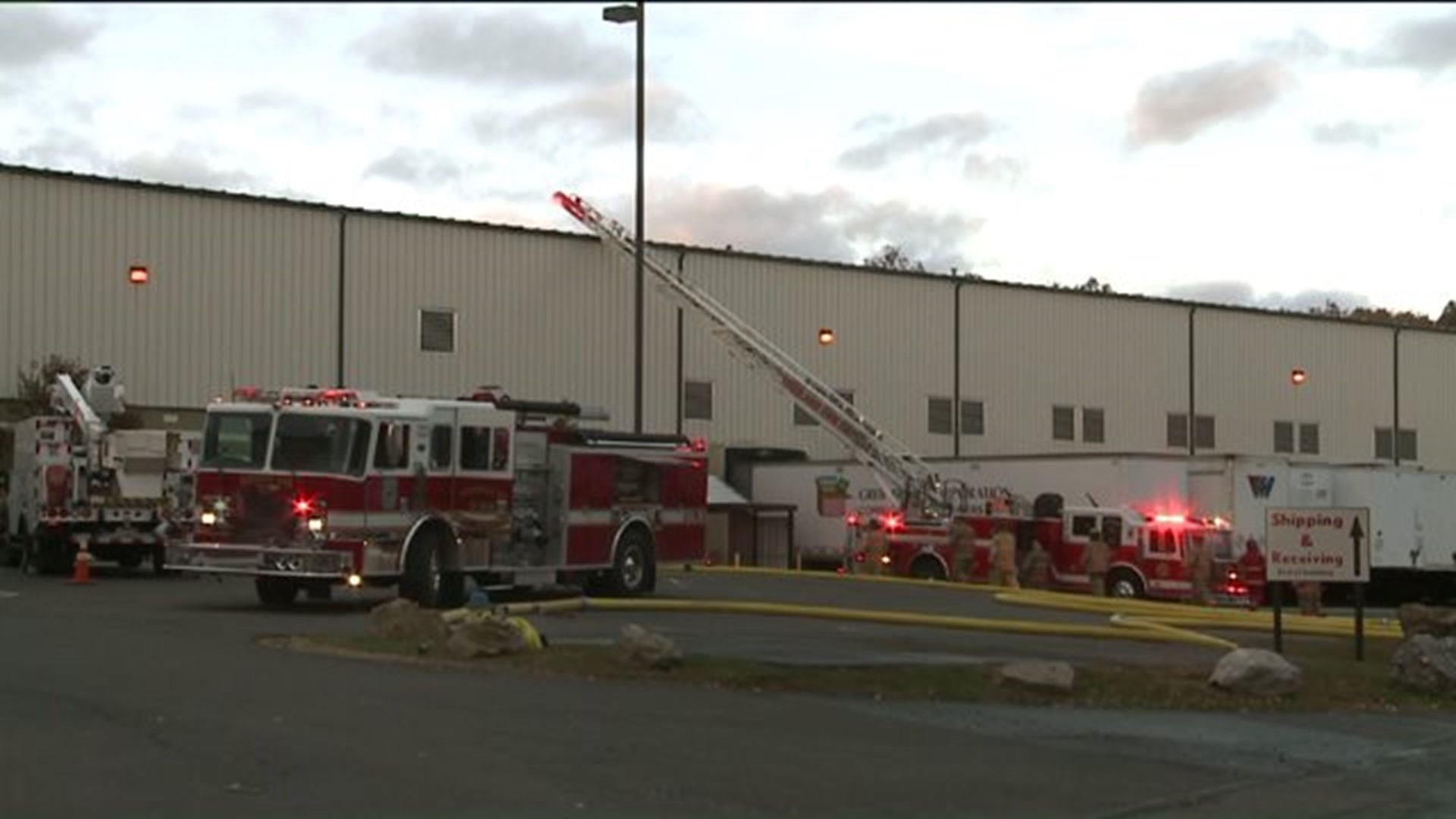 Fire at Packaging Plant in Luzerne County