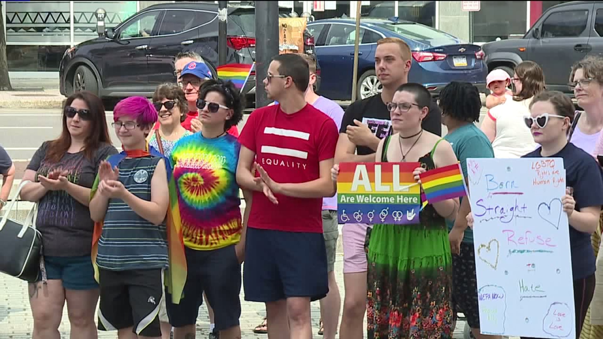 LGBTQ Rally in Wilkes-Barre Marks 50th Anniversary of Stonewall Uprising