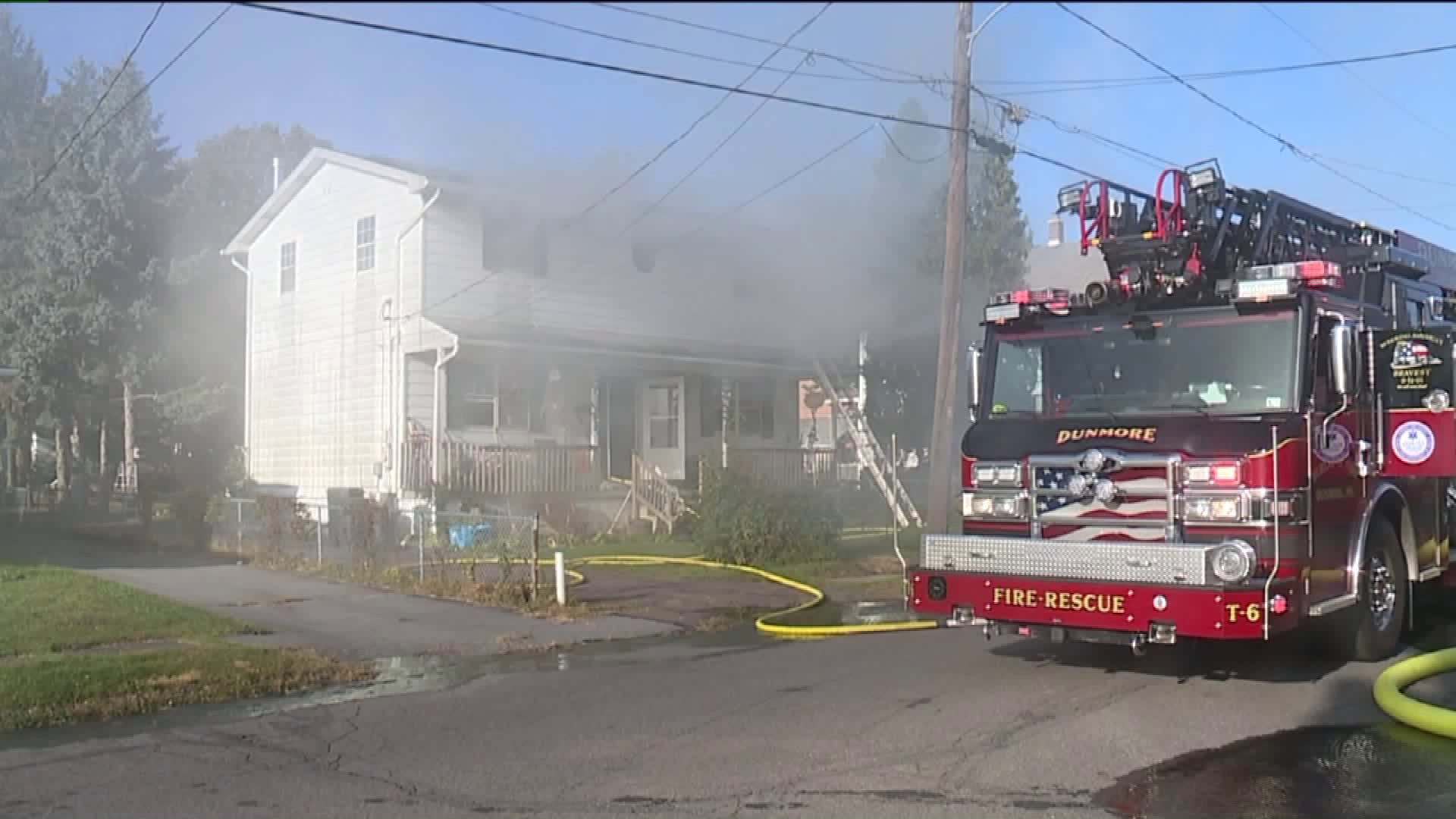 Smoky Fire at Dunmore Home
