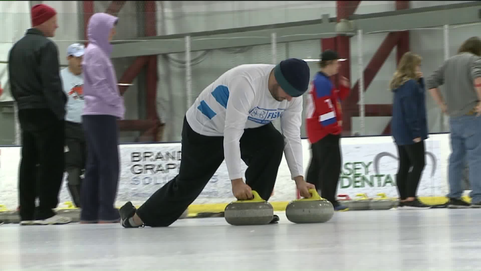 People Hit the Rink, Learn to Curl in Wilkes-Barre