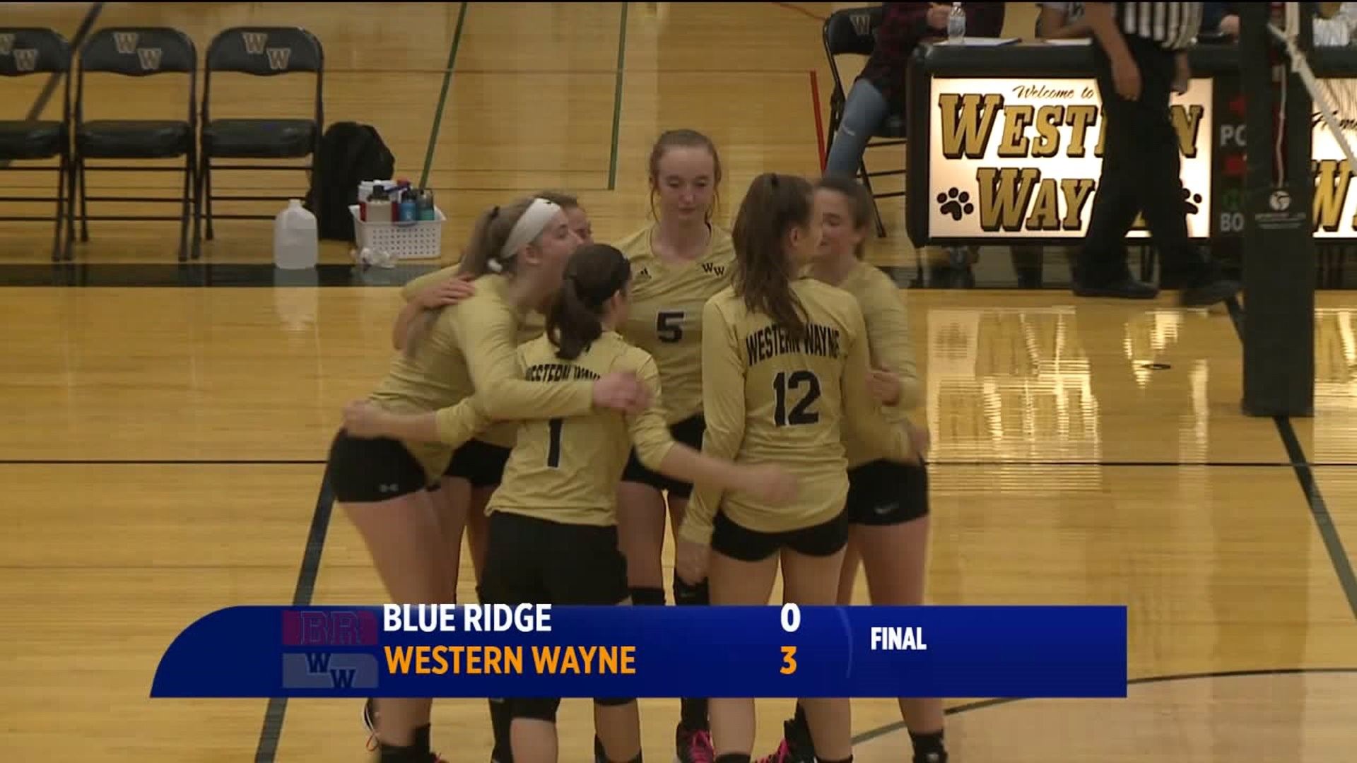 Western Wayne Sweeps Blue Ridge in Key Girls Volleyball Match