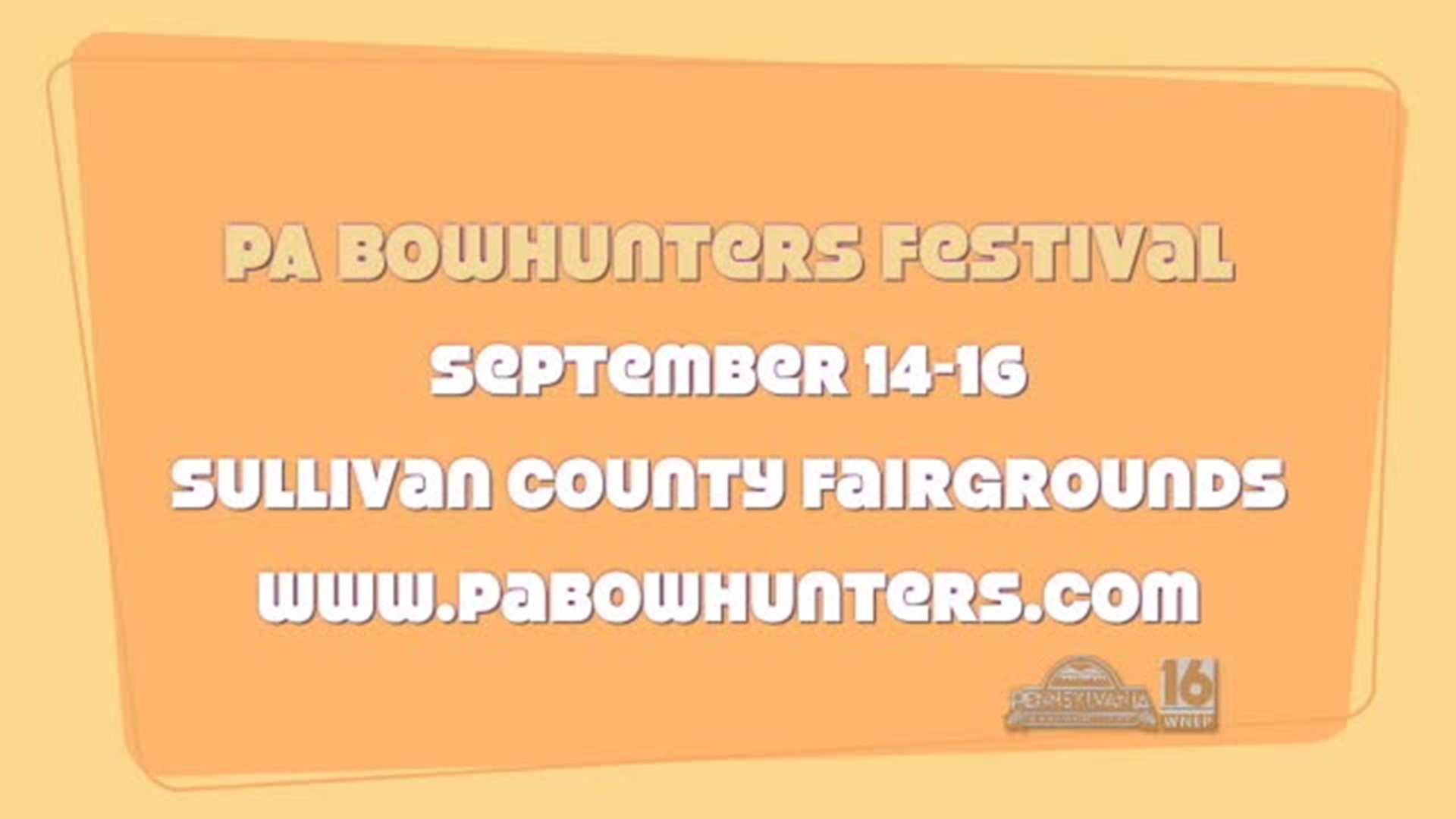 PA Bowhunters Festival Product Giveaway