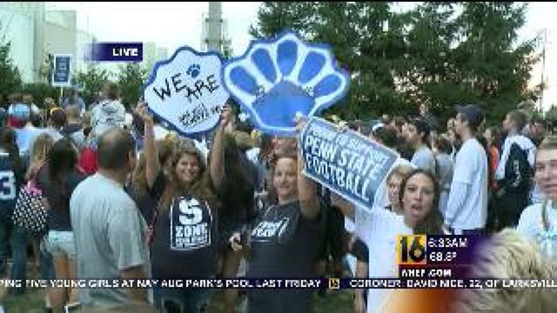 Nittany Nation Rallys To Support Players