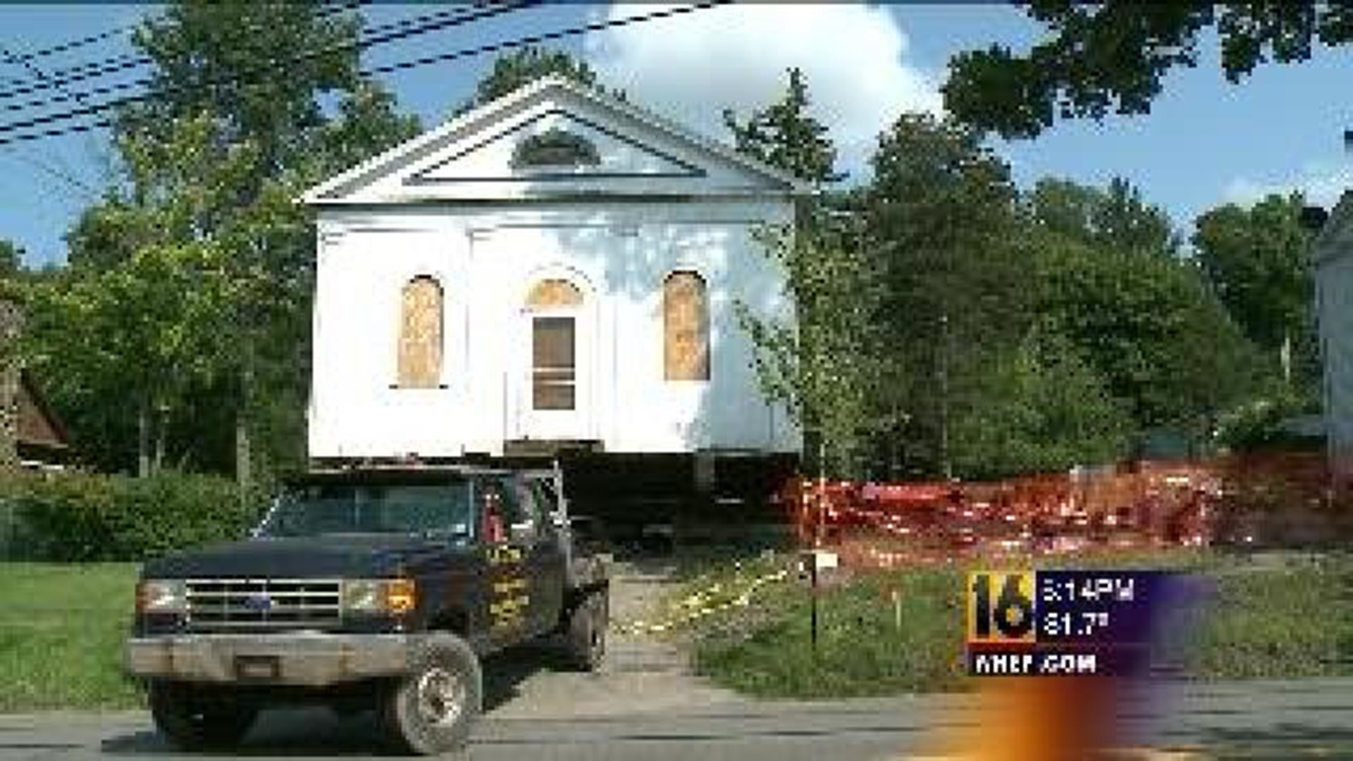 Historic Schoolhouse on the Move