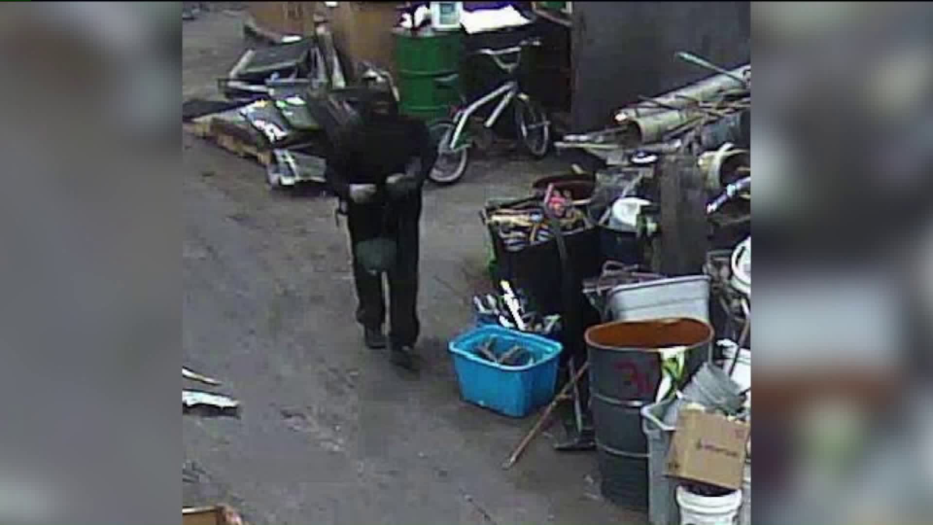 Security Camera Images from Scrap Yard Heist in Scranton