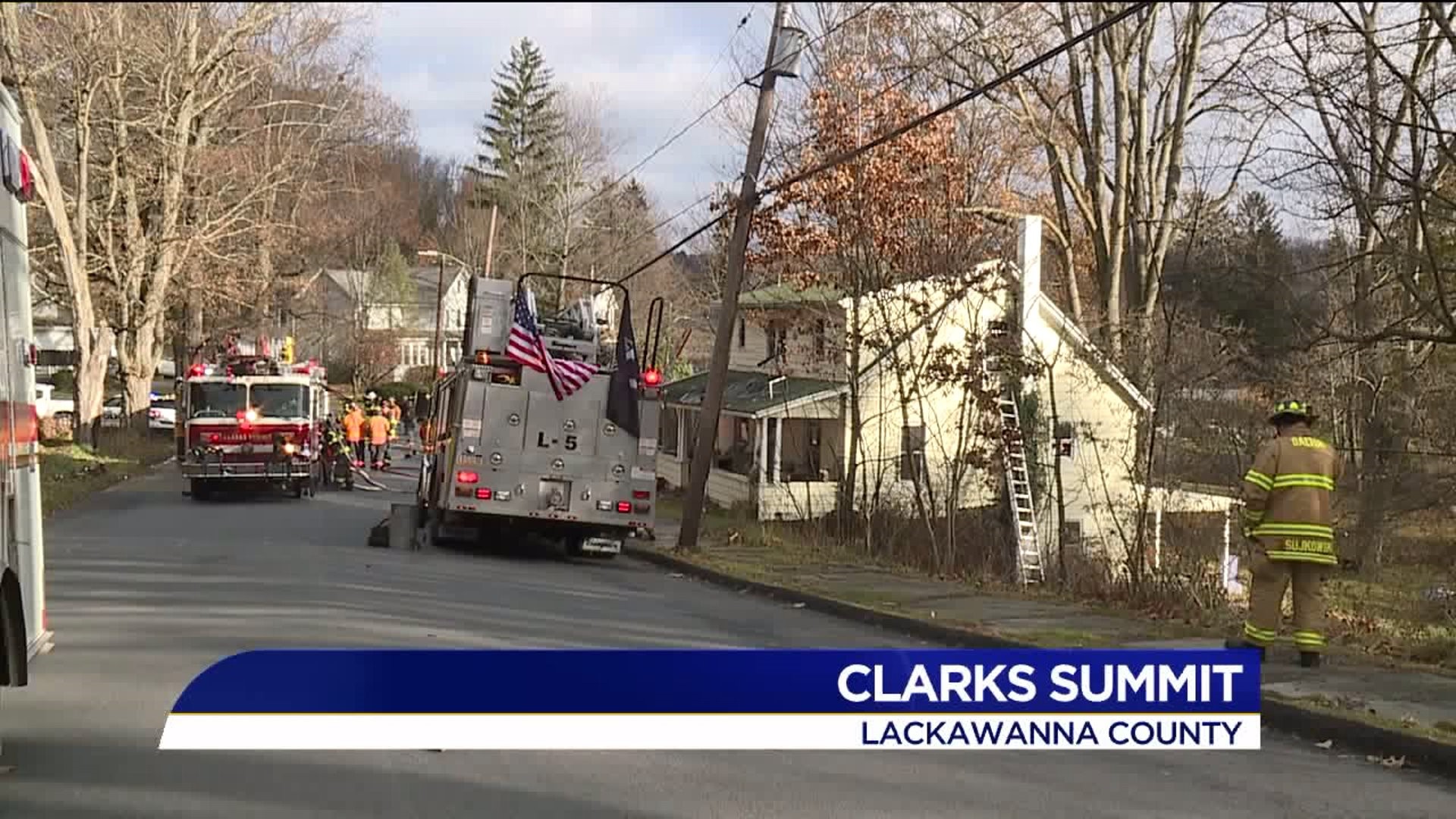 Clarks Summit Home Damaged by Fire