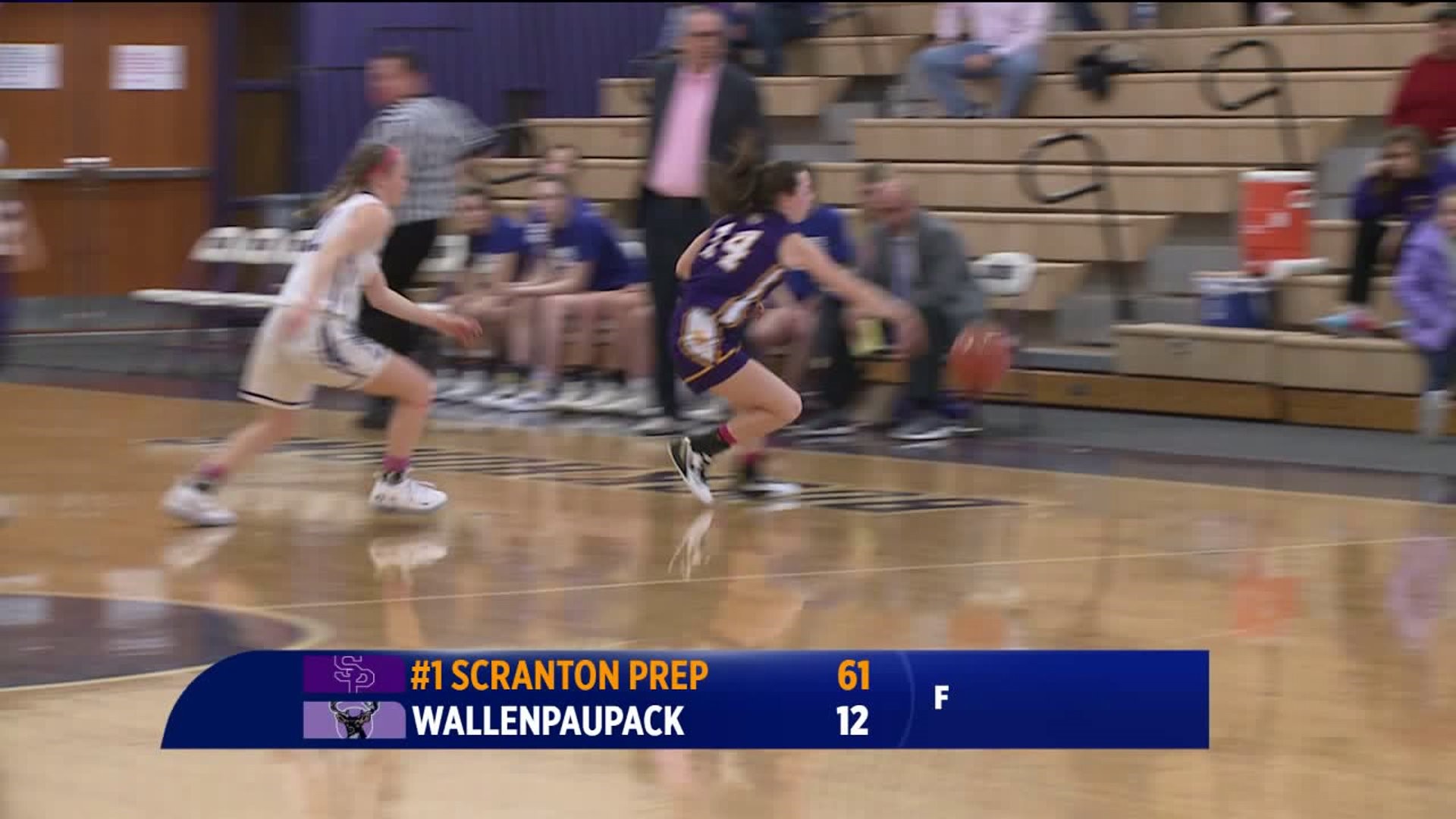 Scranton Prep vs Wallenpaupack girls basketballl