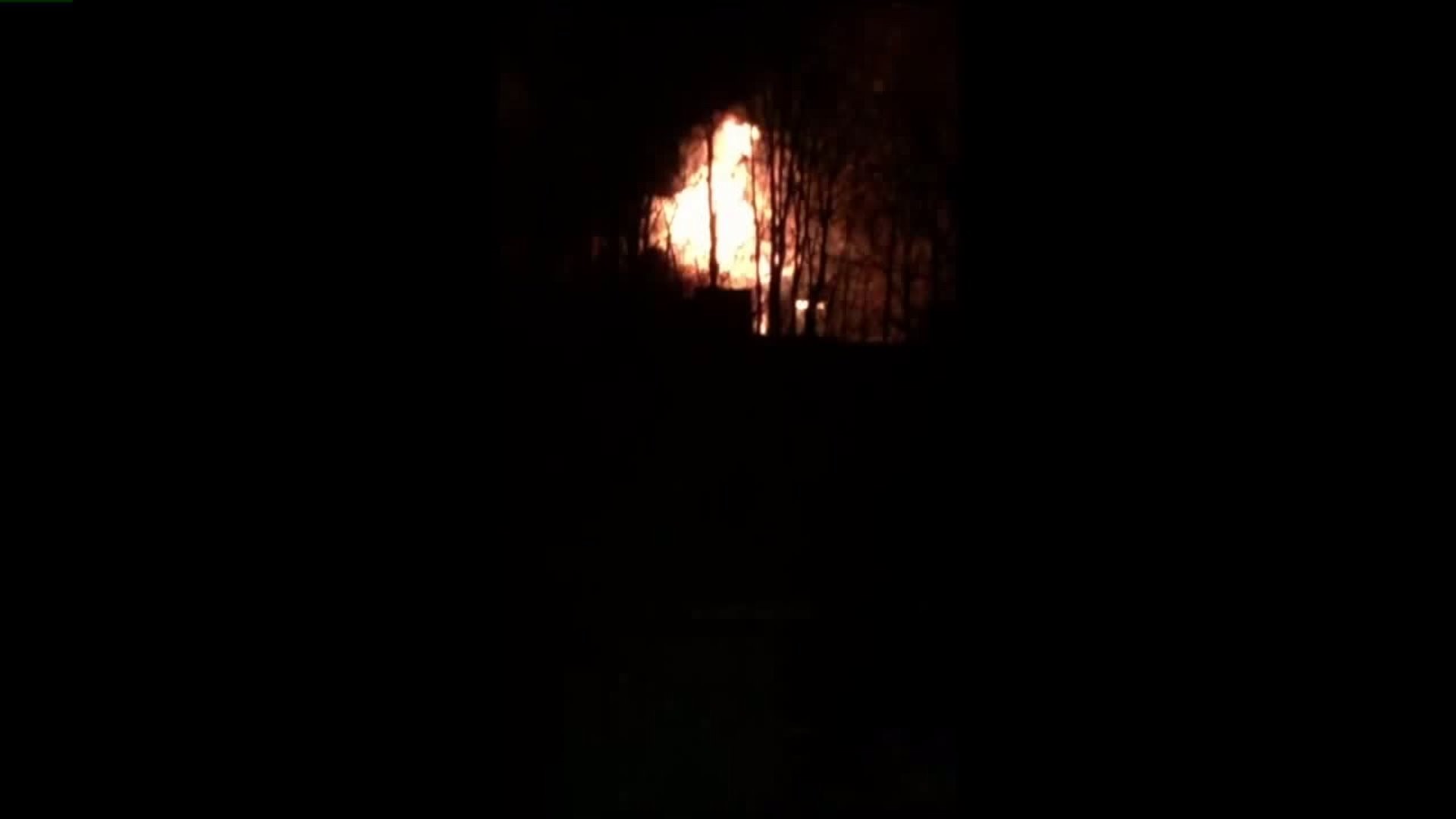 Crews Battle Massive Fire in Harveys Lake