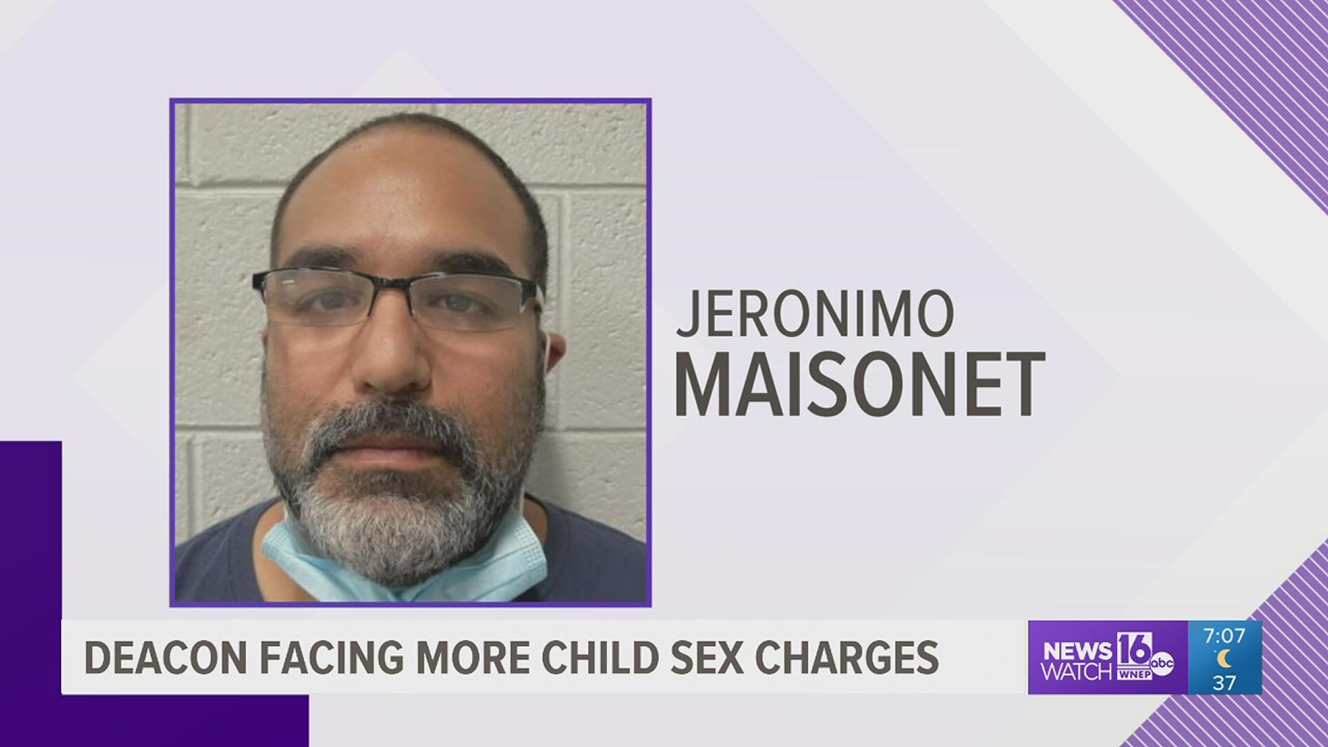 More child sex charges filed against deacon in Monroe County