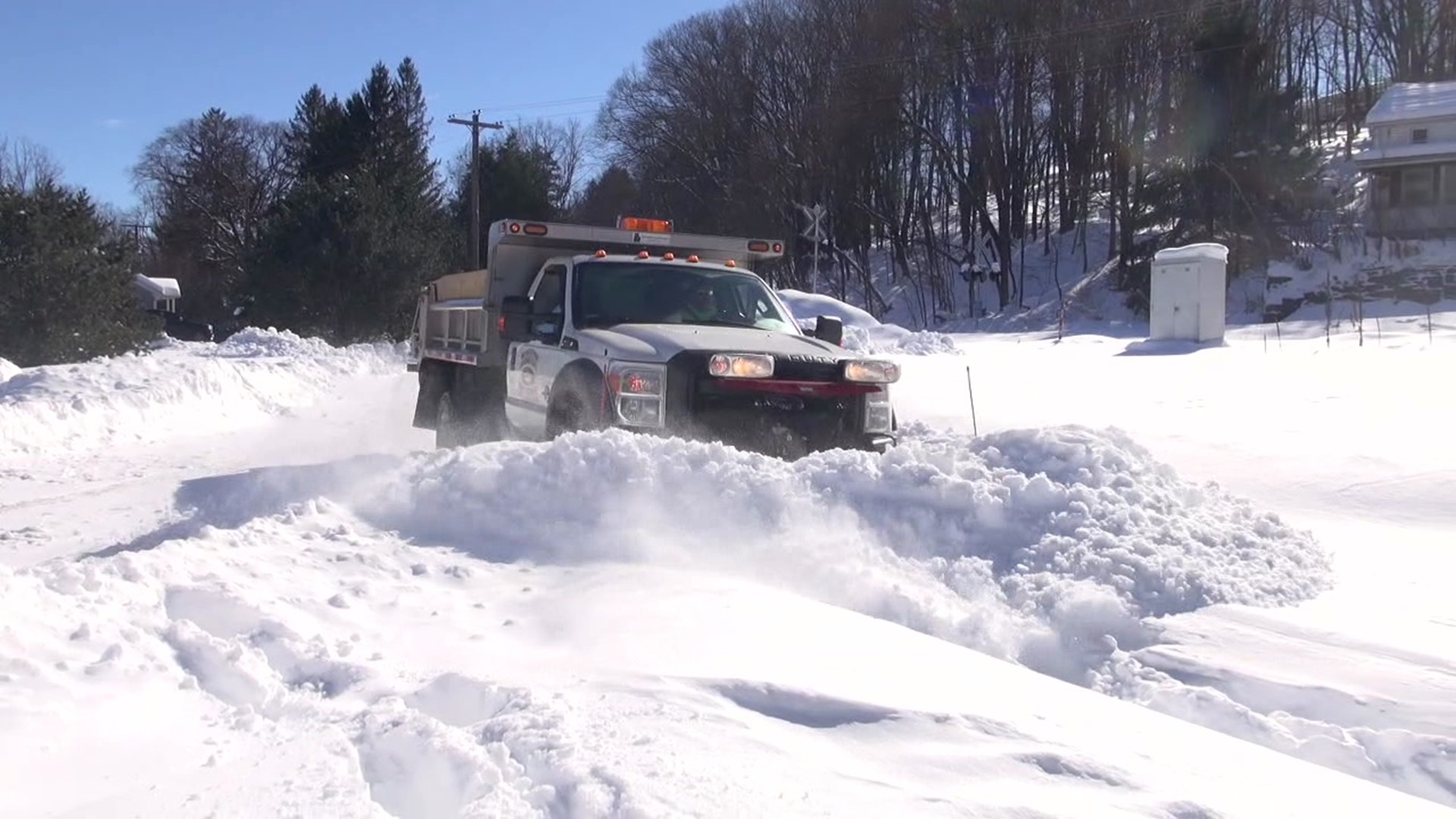 Crews have been working nonstop to clear more than 30 inches of snow that fell in Wayne County.