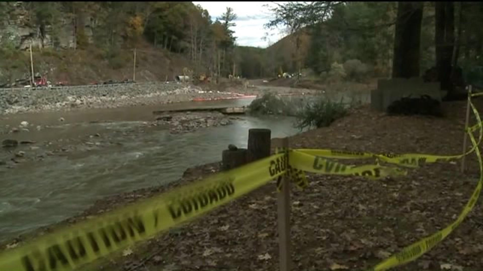 Gas Pipeline Back in Operation after Flood Damage