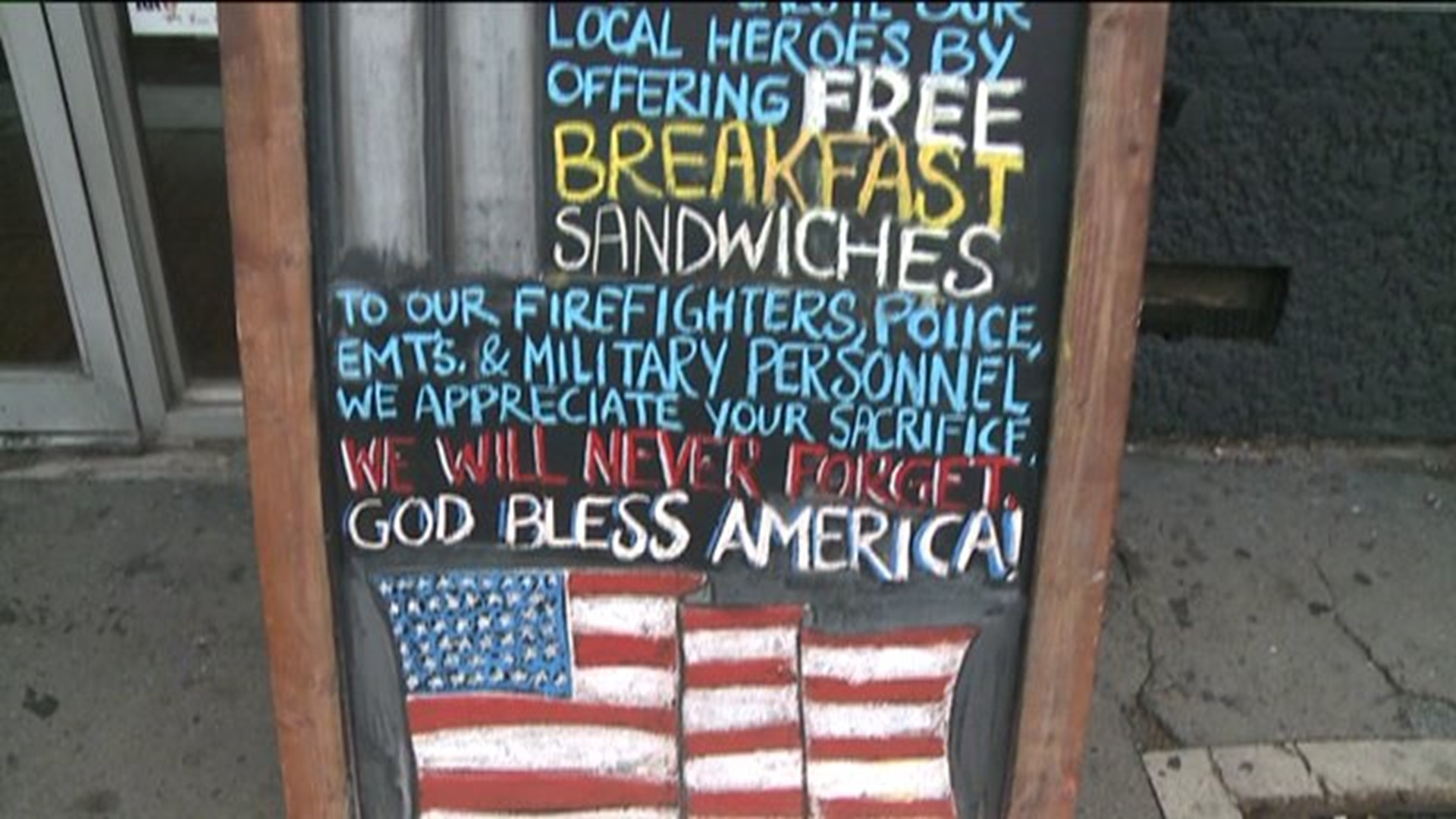 Free Breakfast for First Responders