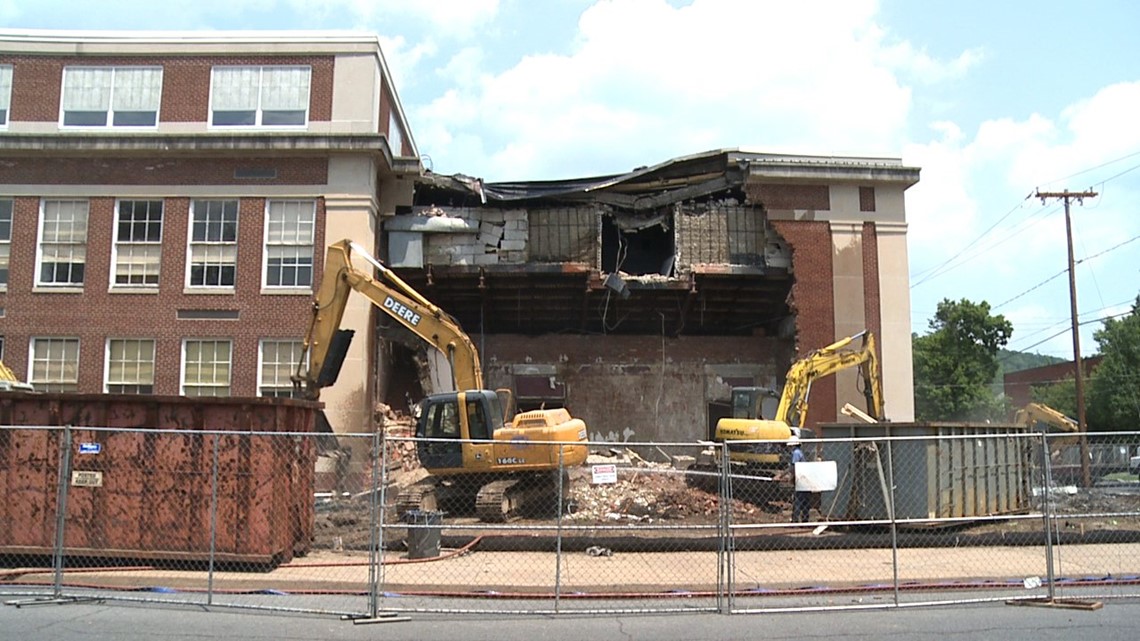 Former High School Being Demolished