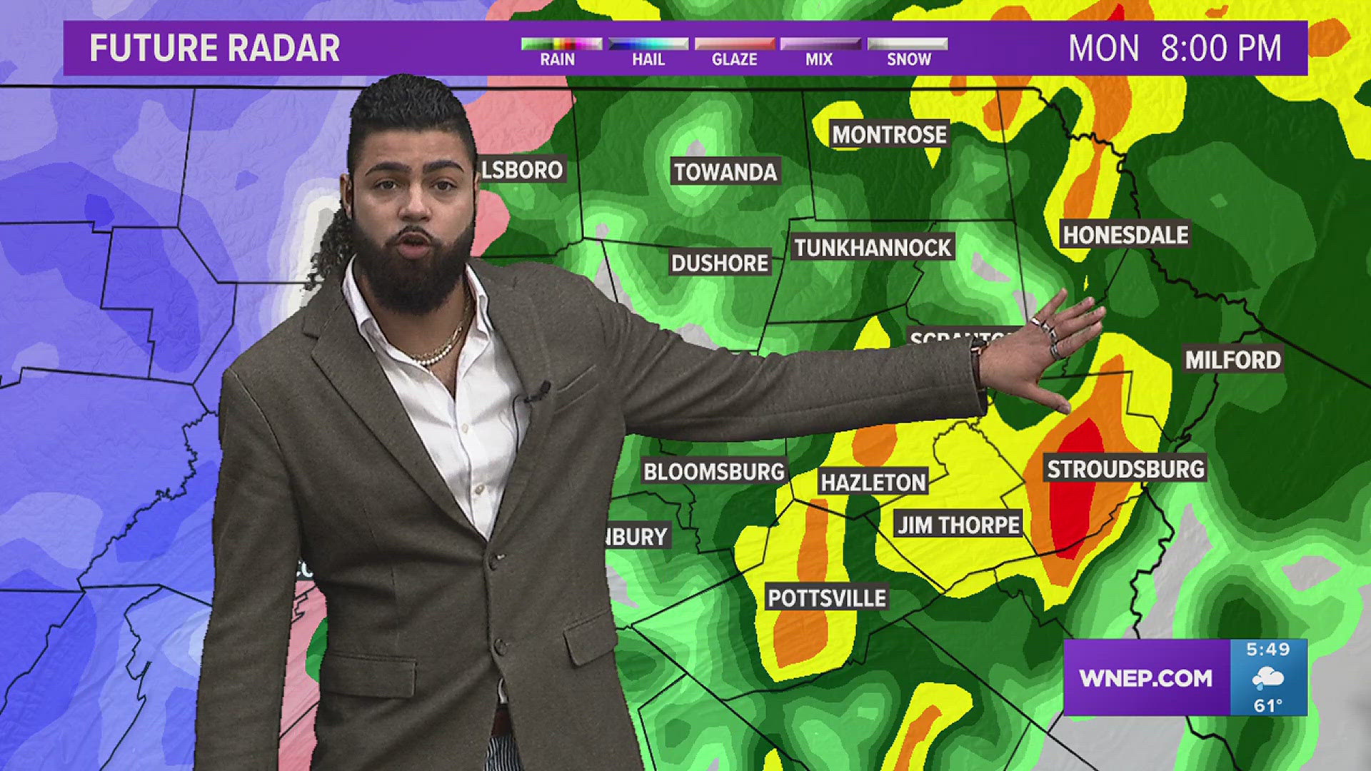 Strong cold front passing through tonight, temperatures dropping from ...