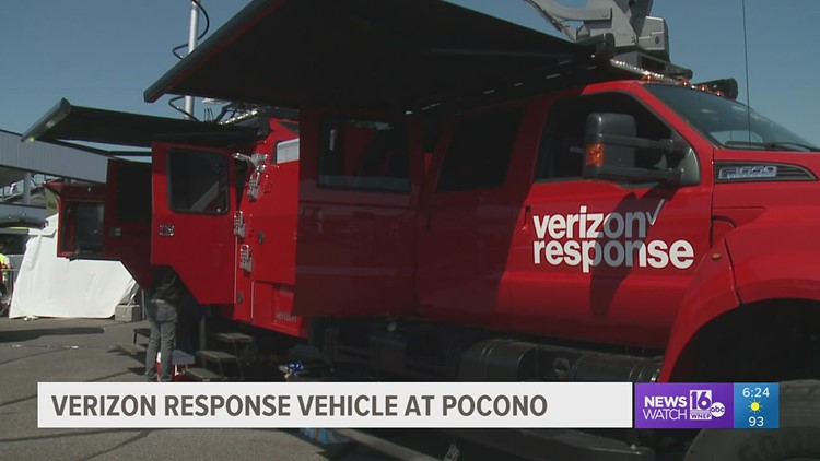 Prototype Verizon Response Vehicle Thor on Display at Pocono Raceway