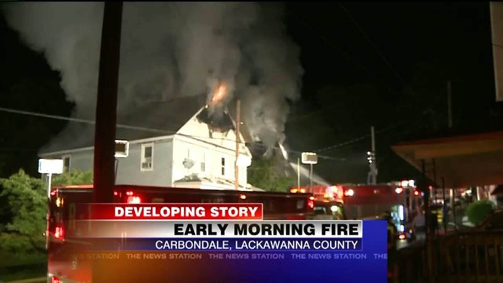DEVELOPING: Fire Hit Two Homes in Carbondale