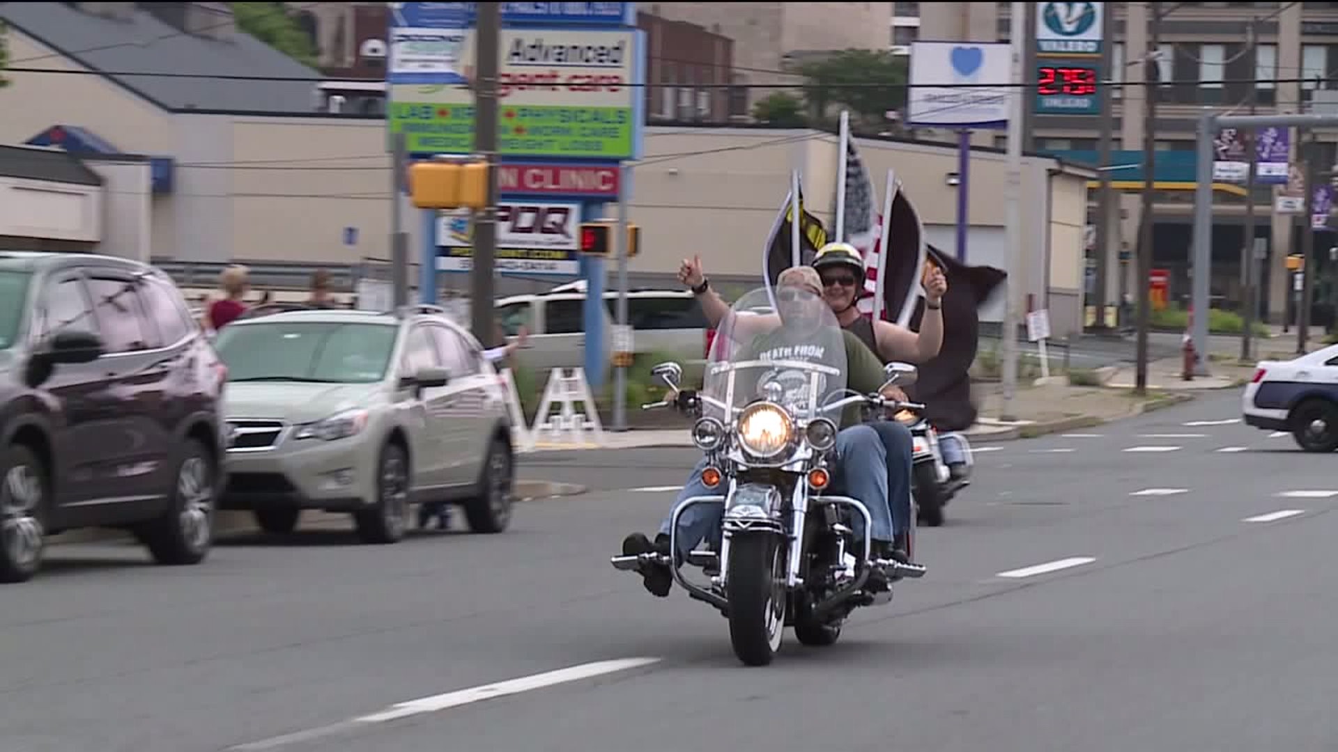 Bikers Take Part in 19th Annual Salute to Veterans Ride