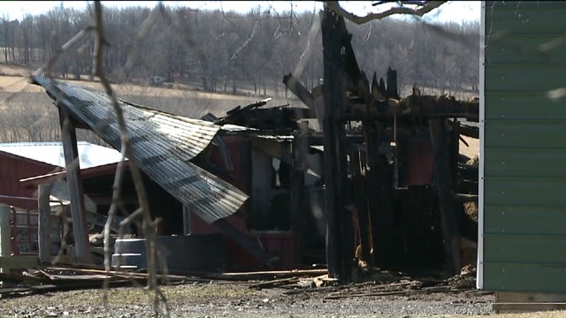 Popular Barn Destroyed By Fire in Bradford County