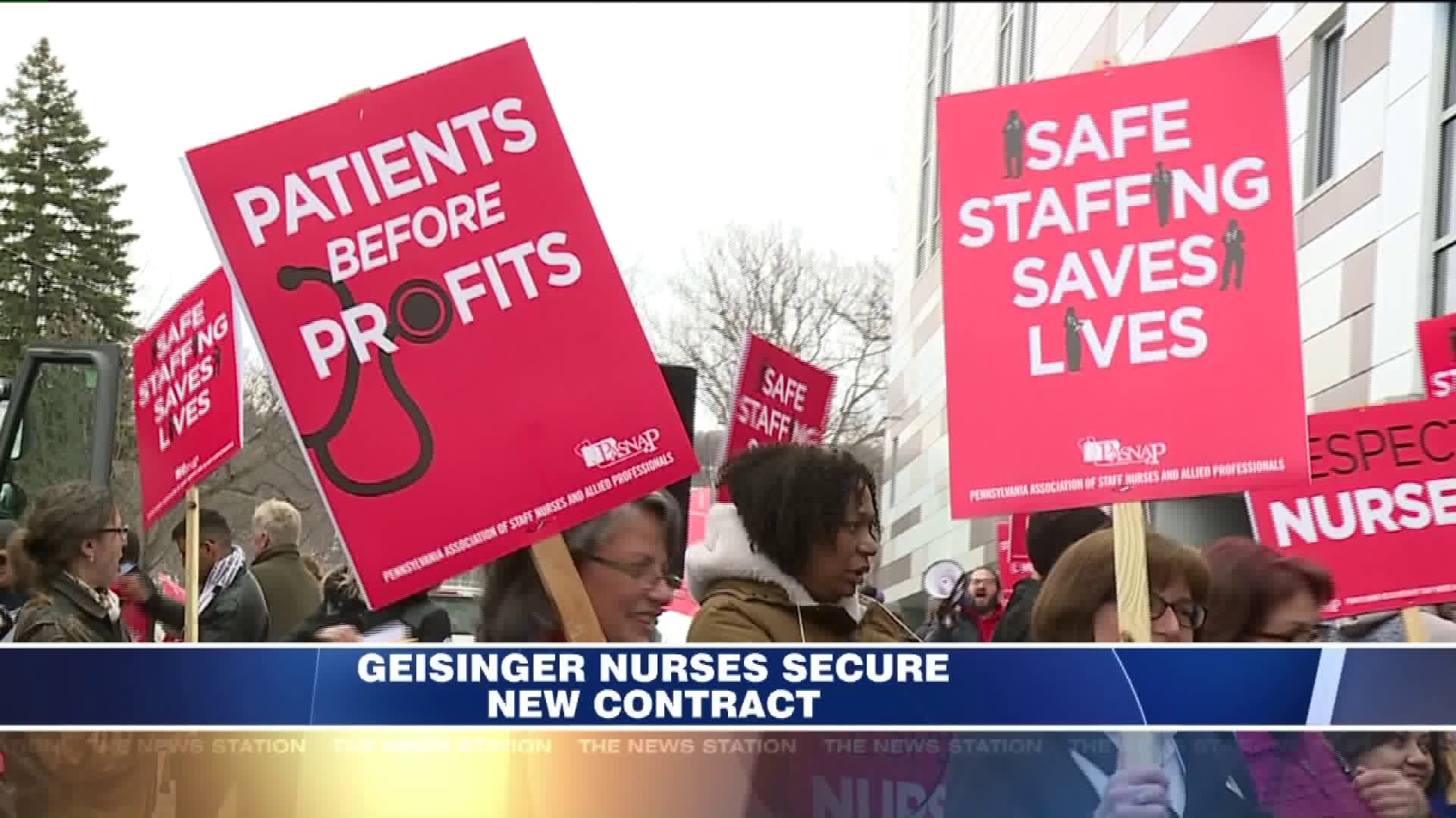 Nurses Secure New Contract with Geisinger-CMC
