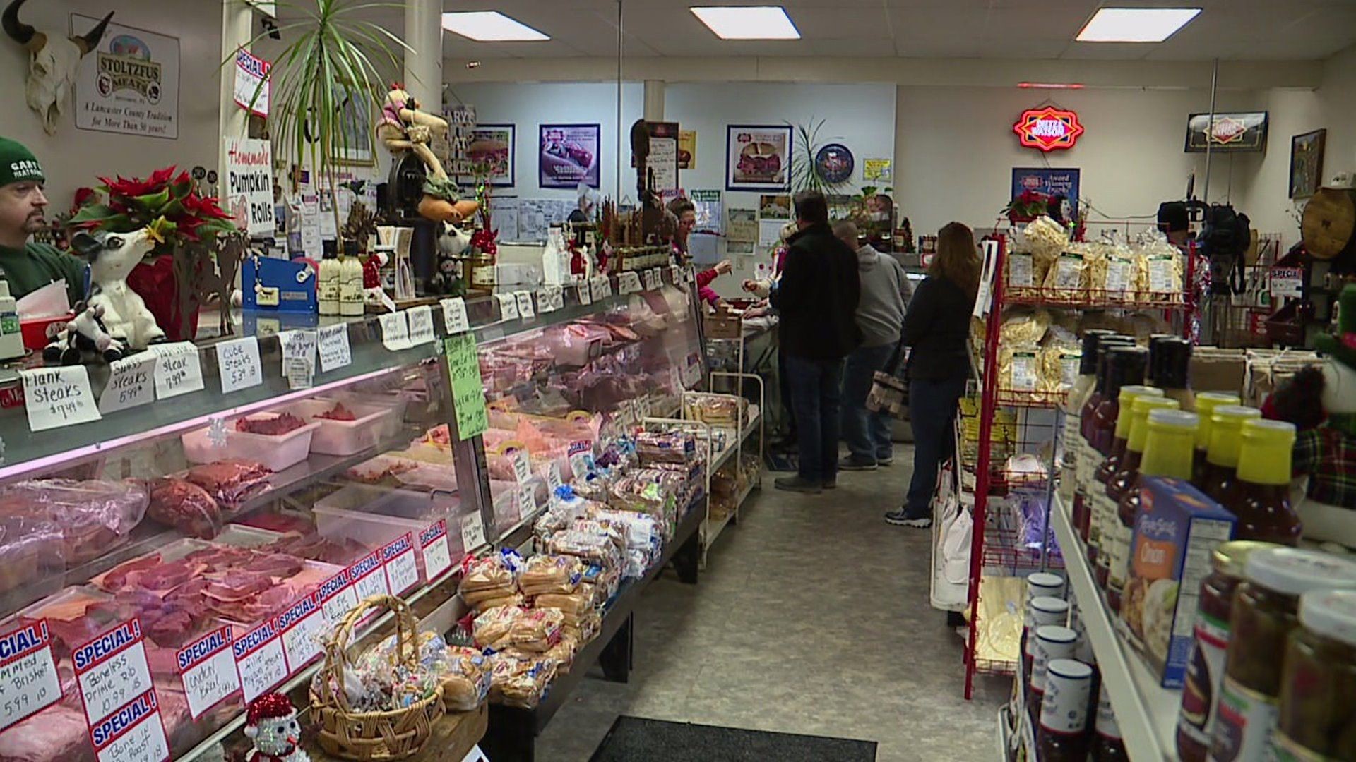 Meat Market Busy with Holiday Pick-Ups