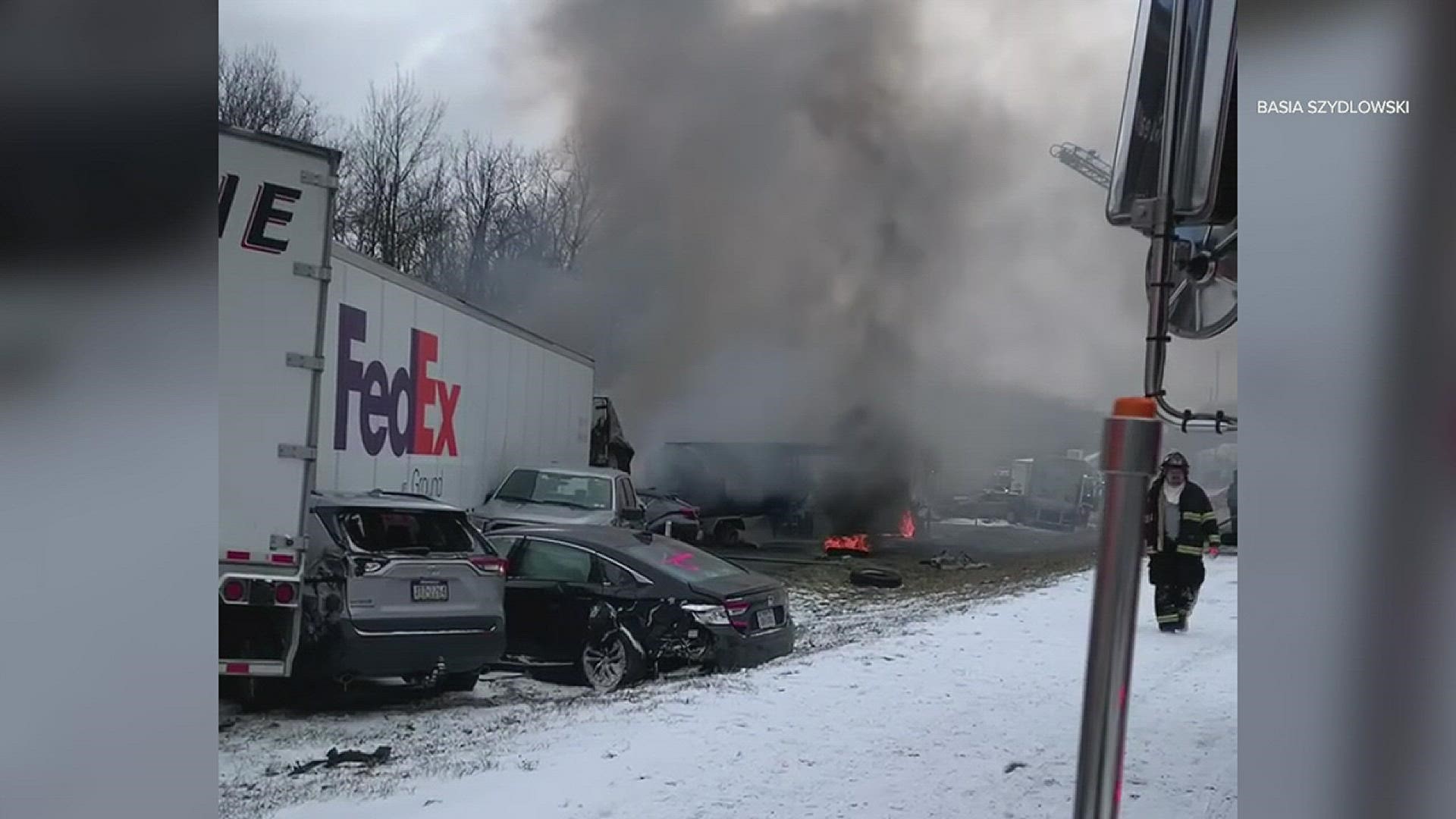 Interstate 81 north near Pottsville in Schuylkill County is now reopened after Monday's deadly wreck.