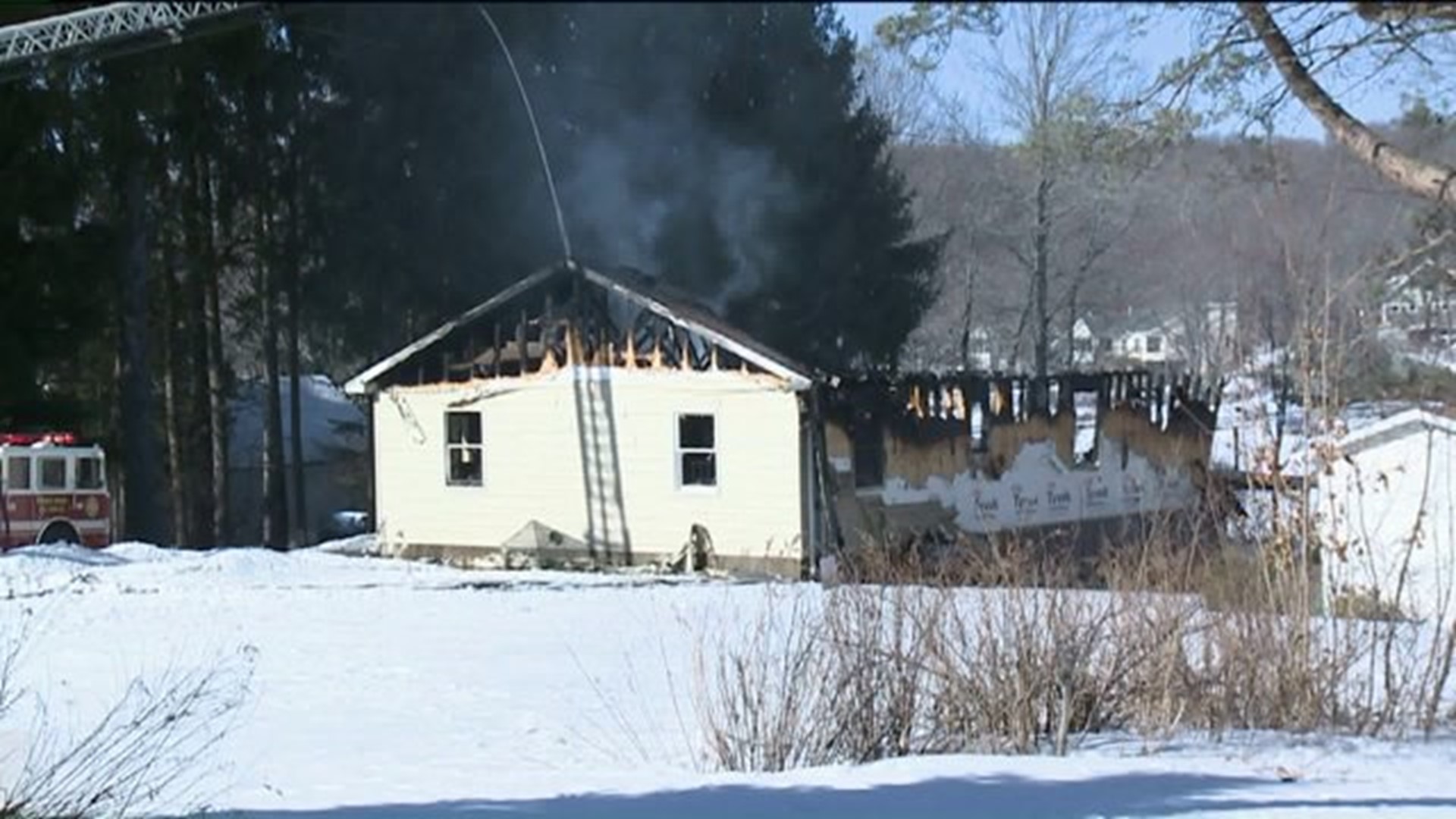 Fire Destroys Susquehanna County House