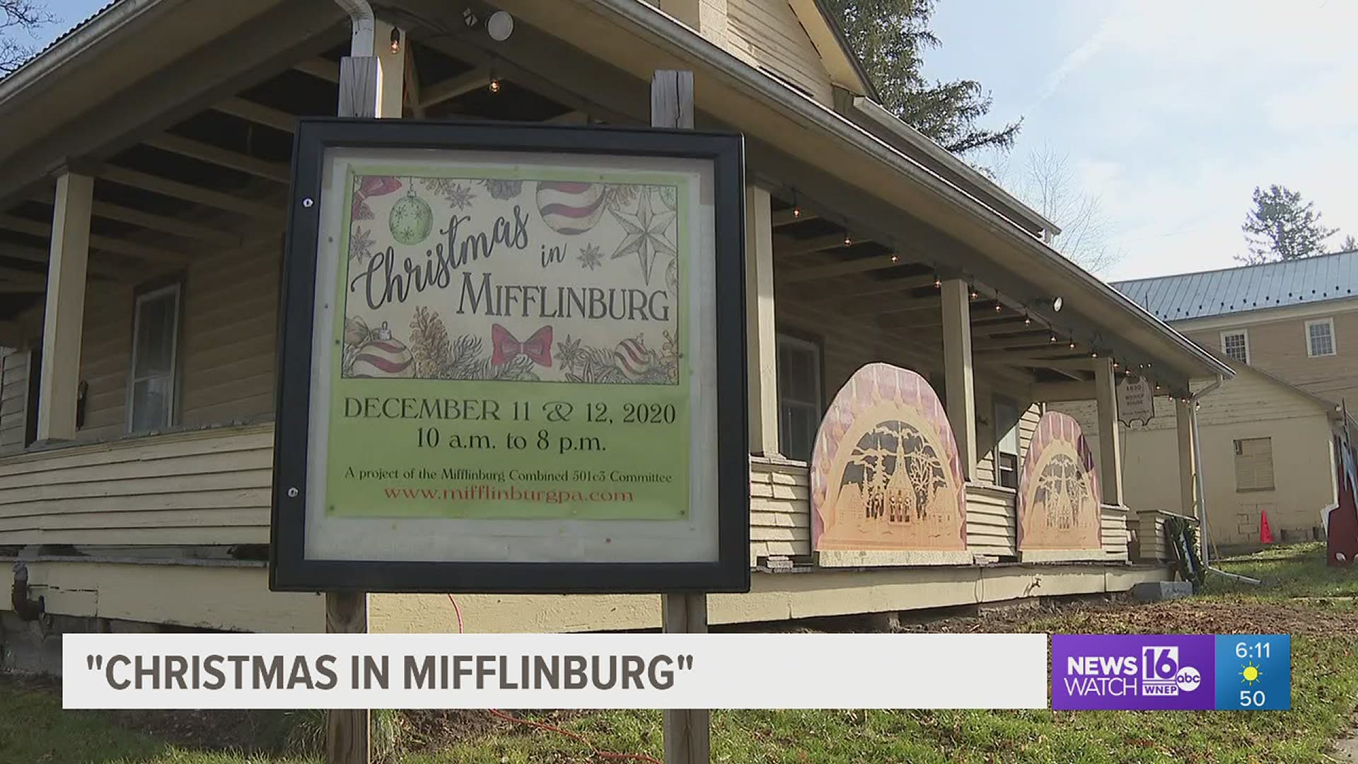 The annual Christkindl Market was canceled because of the pandemic, so a smaller event is taking place this weekend in Mifflinburg.