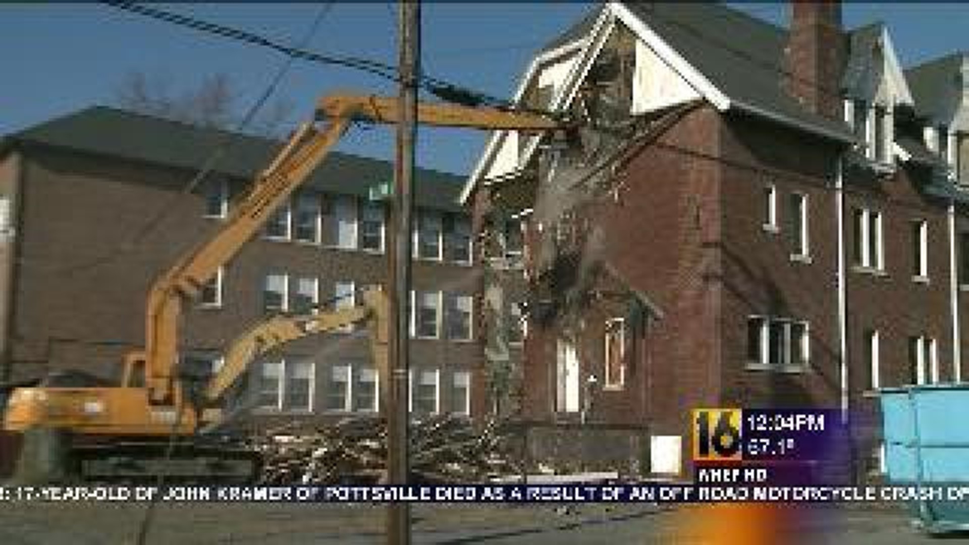 Convent Demolition Draws Onlookers, Strong Emotions