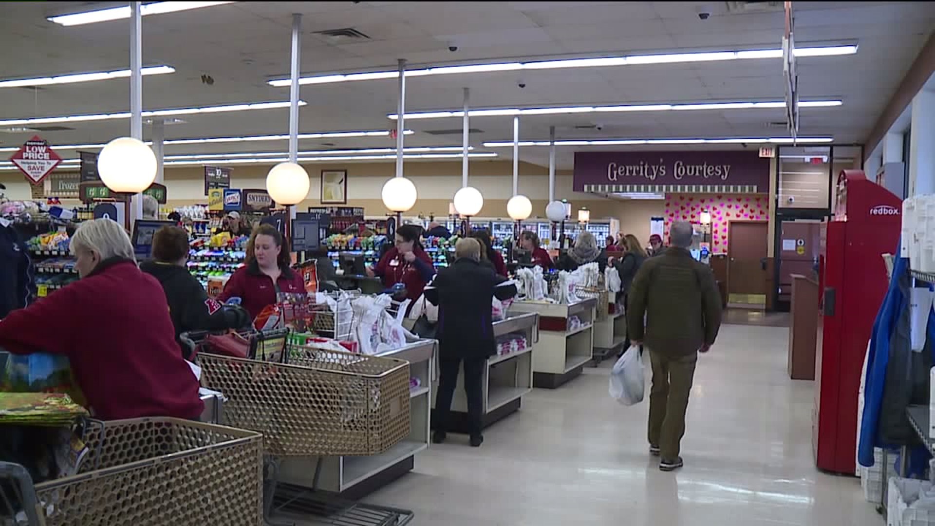 Grocery Stores Busy Ahead of Winter Storm