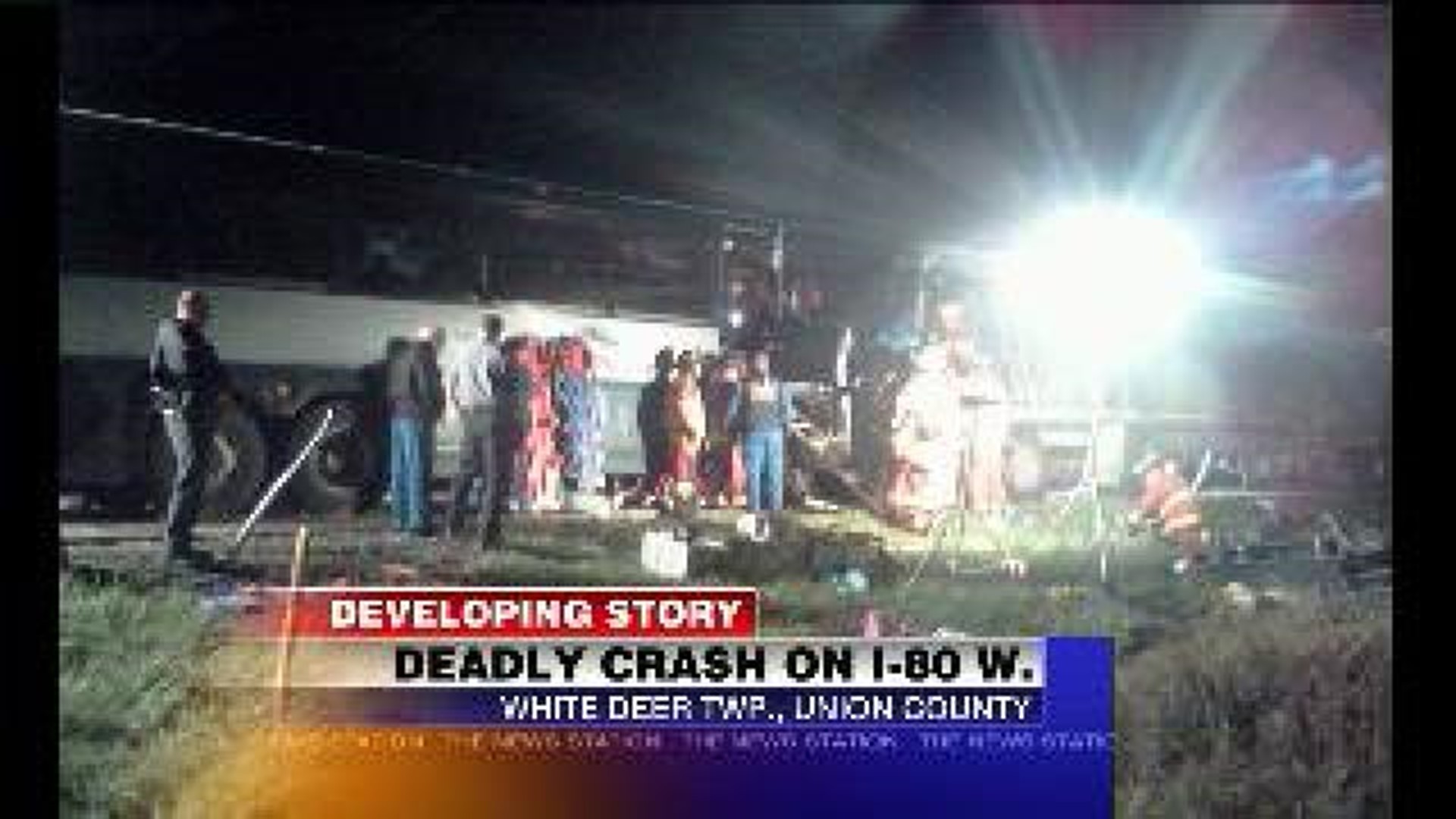 Interstate 80 West Shutdown Following Deadly Bus Crash