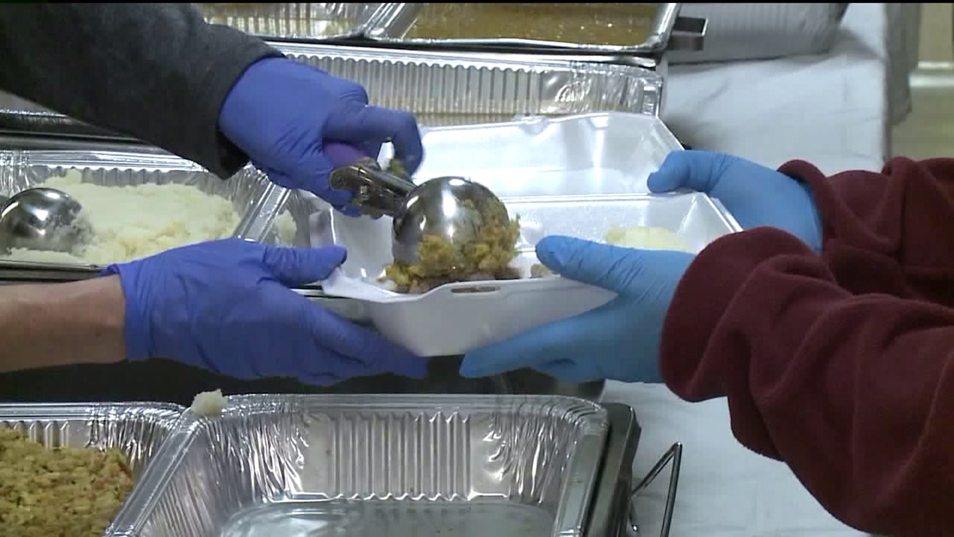 Dishing Out Thanksgiving Meals in Pittston