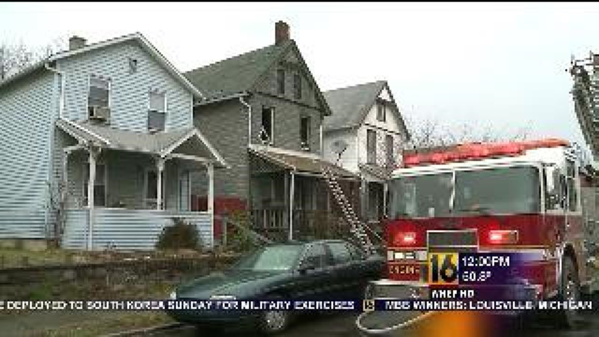 Homes Damaged By Fire In Williamsport