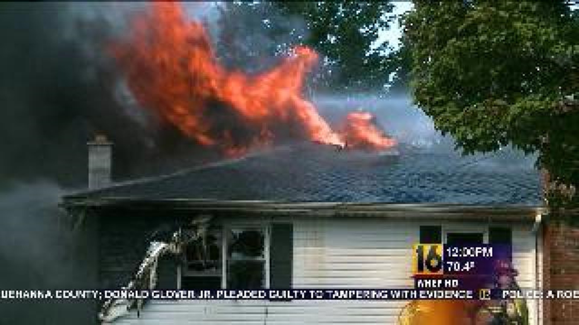 House In Carbondale Ripped By Flames