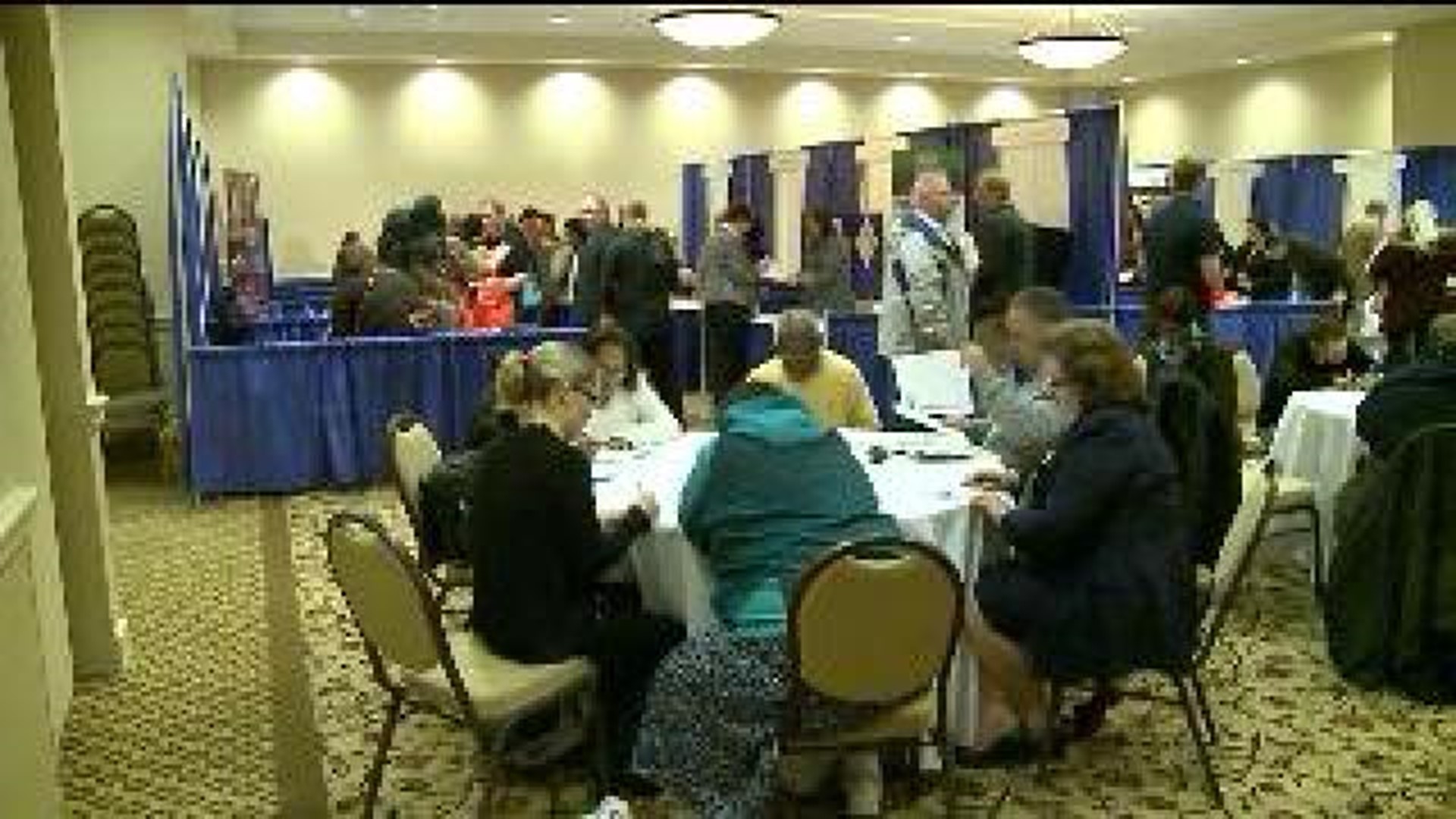 Job Fair at Maximum Capacity in Monroe County