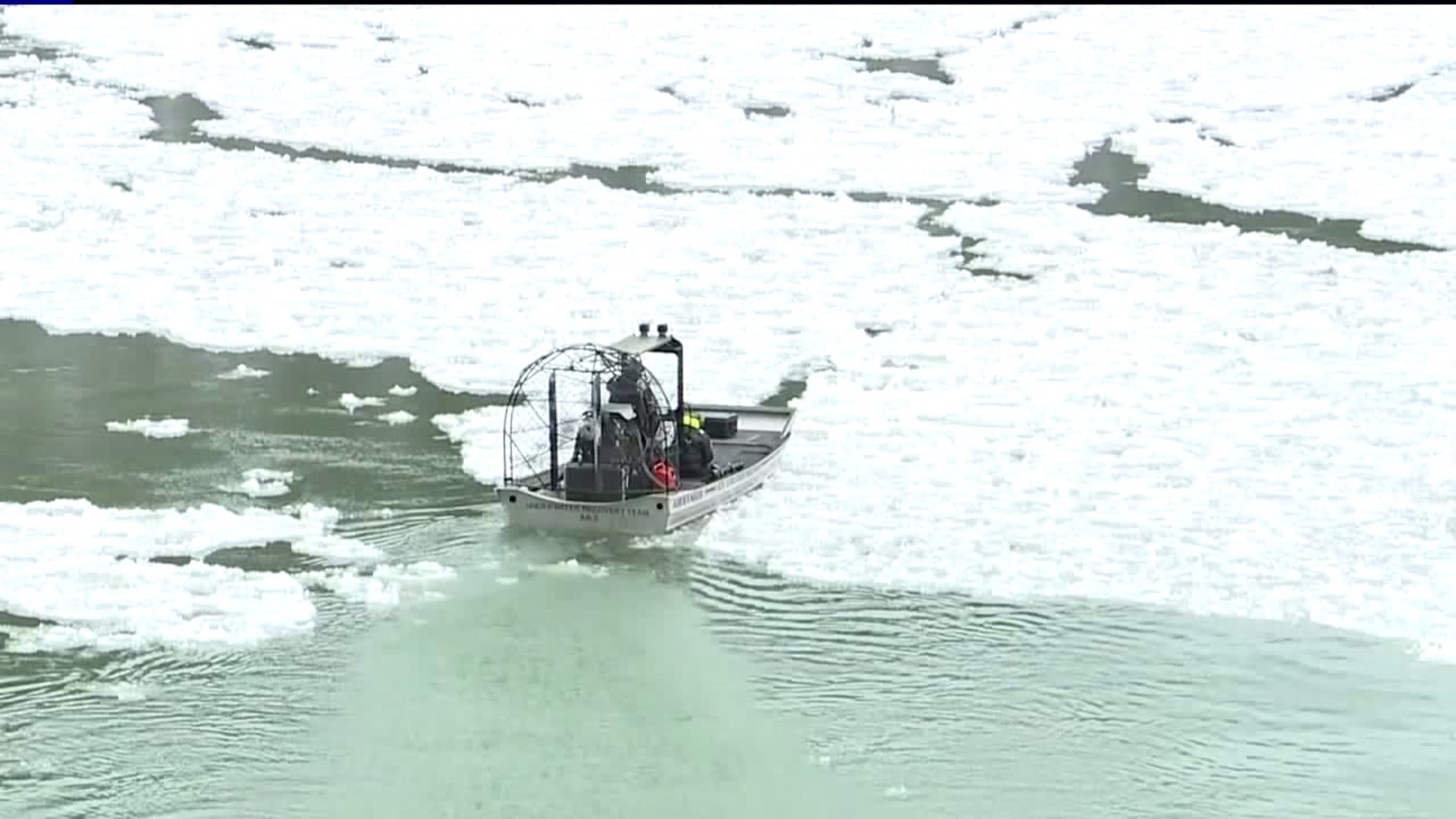 Crews Continue Icy Search for Body in Susquehanna River