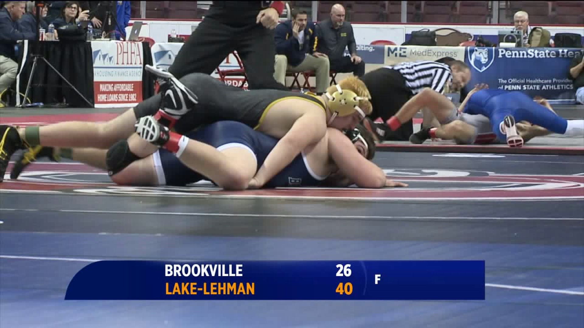 Lake-Lehman vs Brookville wrestling