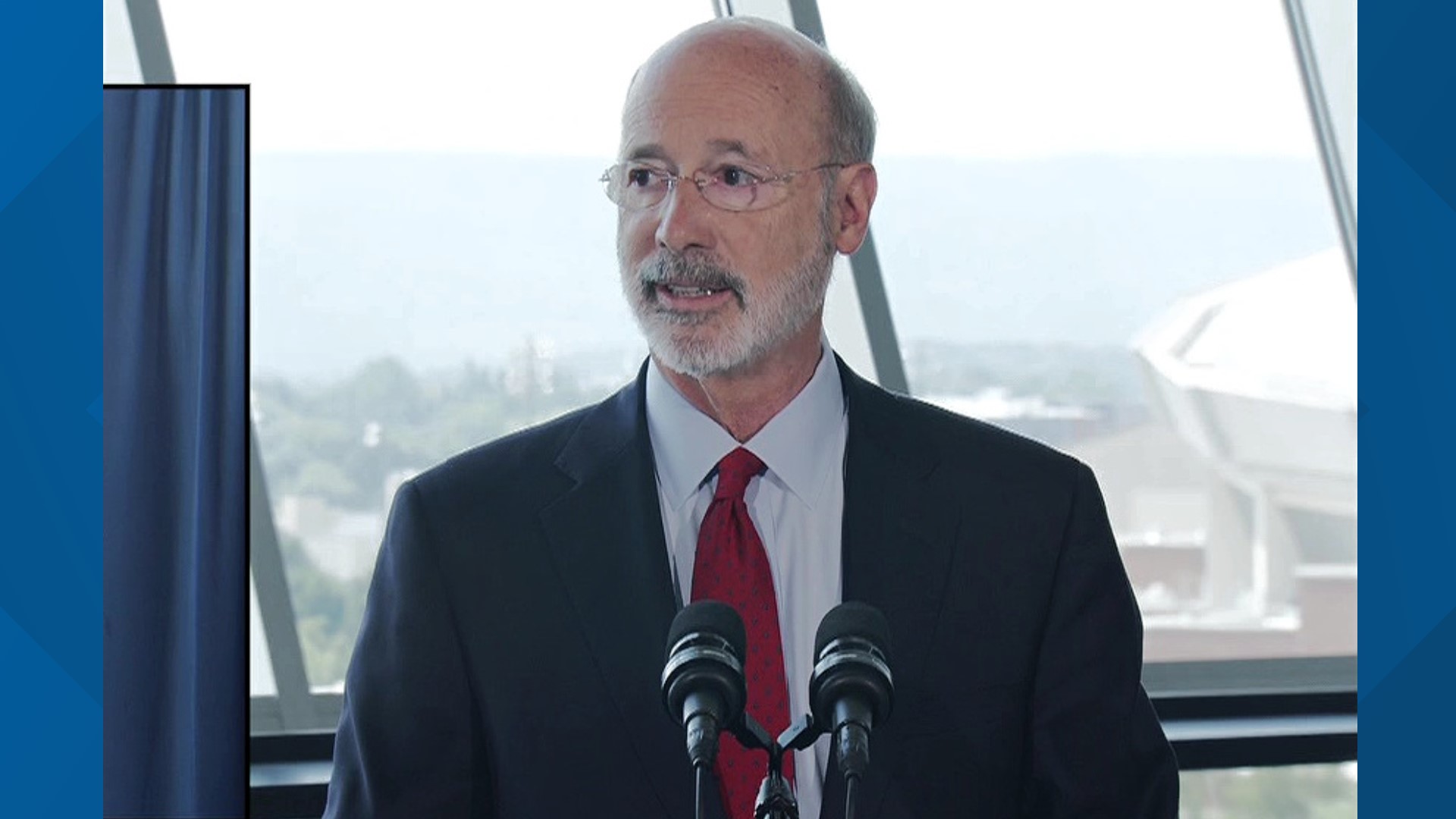 Pennsylvania's governor posted on Facebook after the Supreme Court refused to block a Texas abortion law.