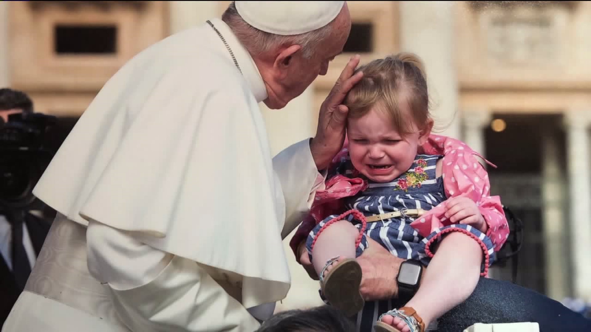 Little Girl from Hunlock Creek Gets Personal Blessing from Pope Francis
