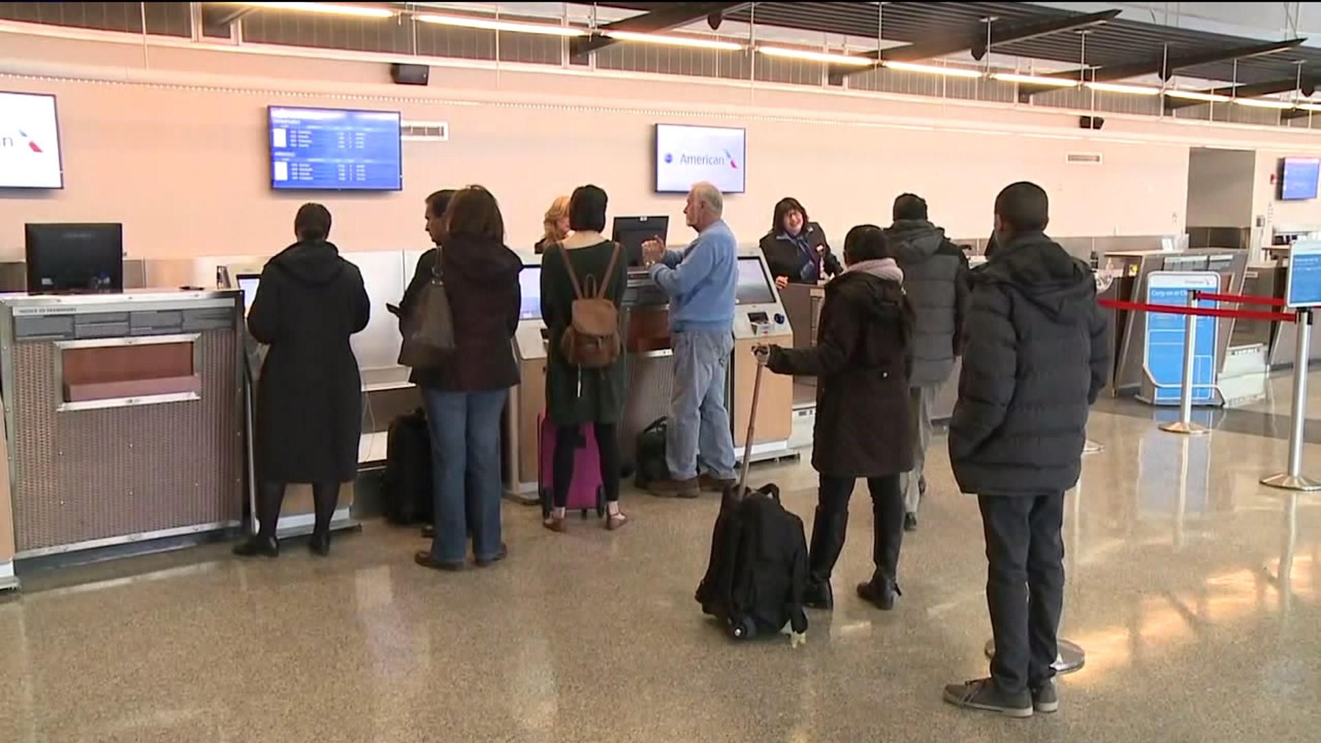Roads and Airport Busy as Travelers Head Home for the Holiday