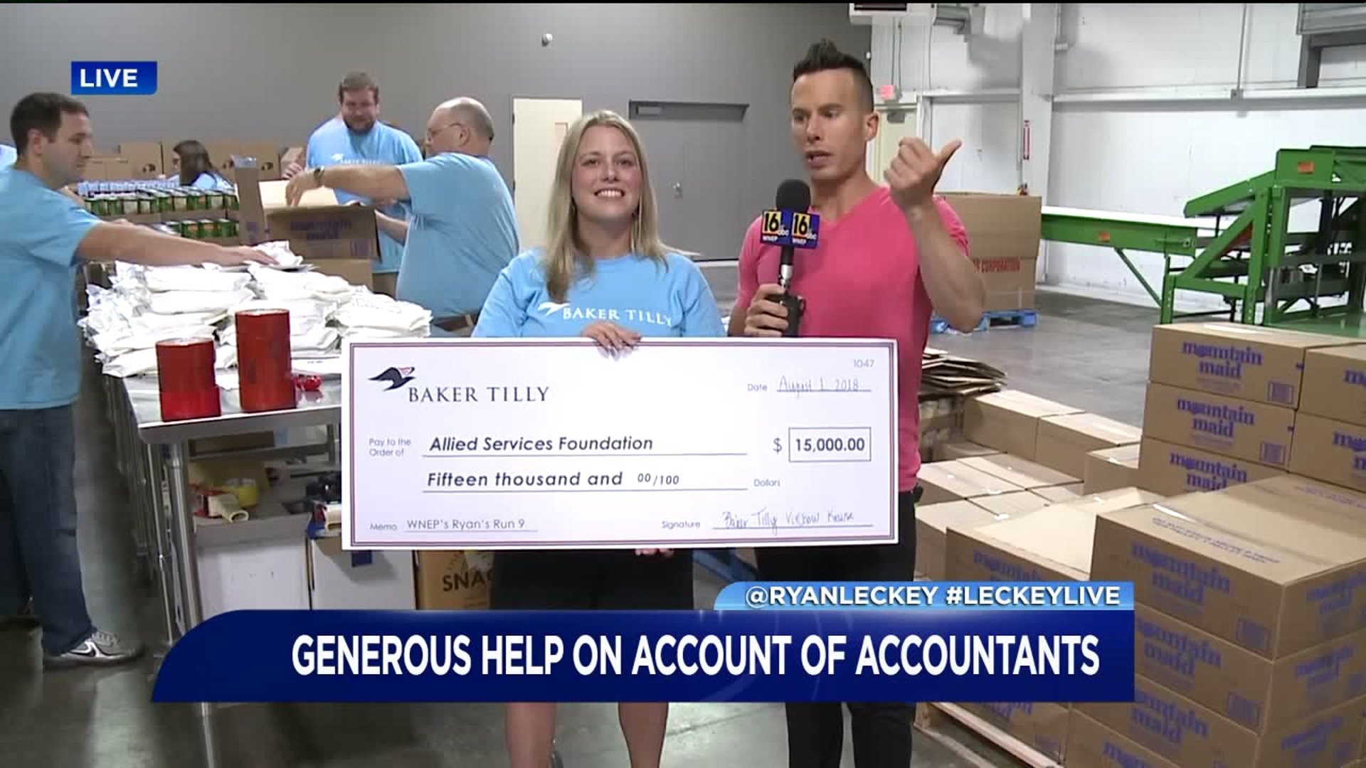 Counting on Accounts: Baker Tilly's Donates to Ryan's Run