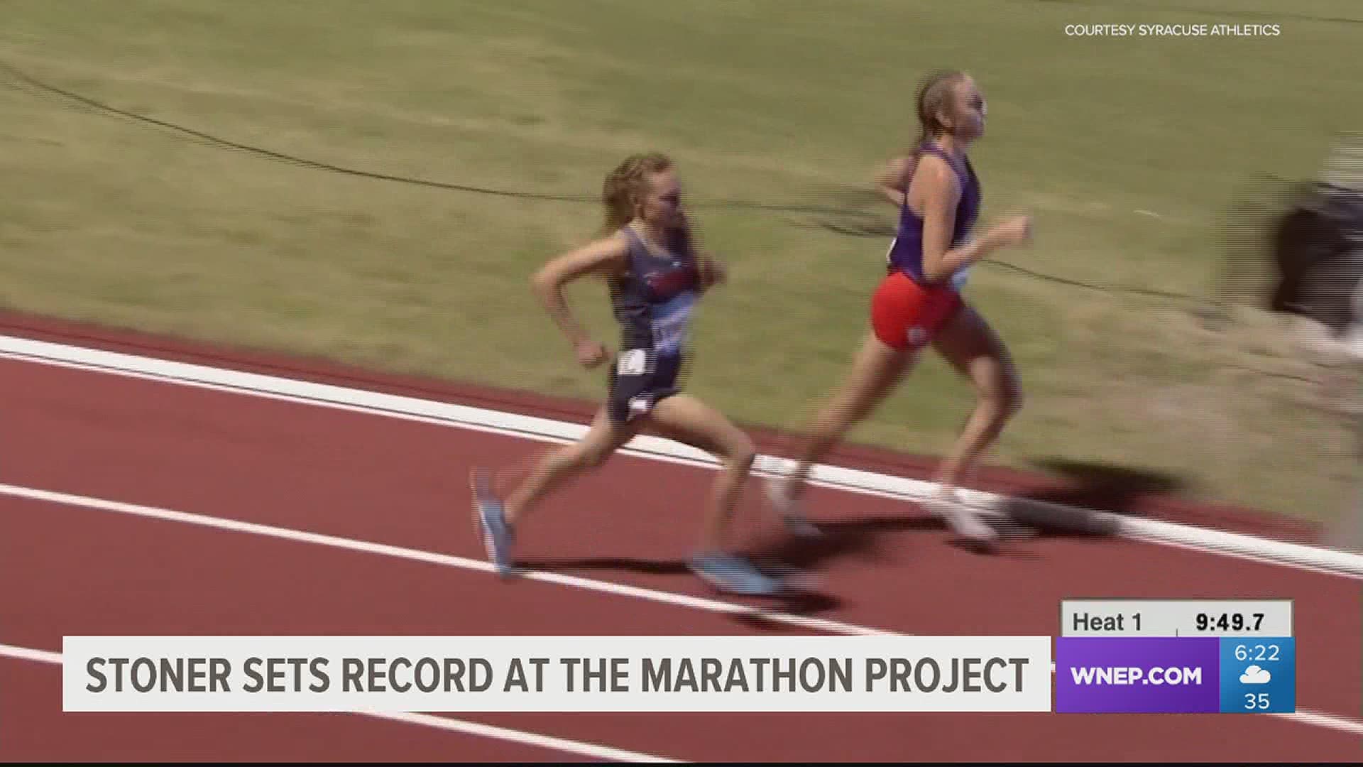 Pottsville's Paige Stoner sets under age 25 US women's record in marathon
