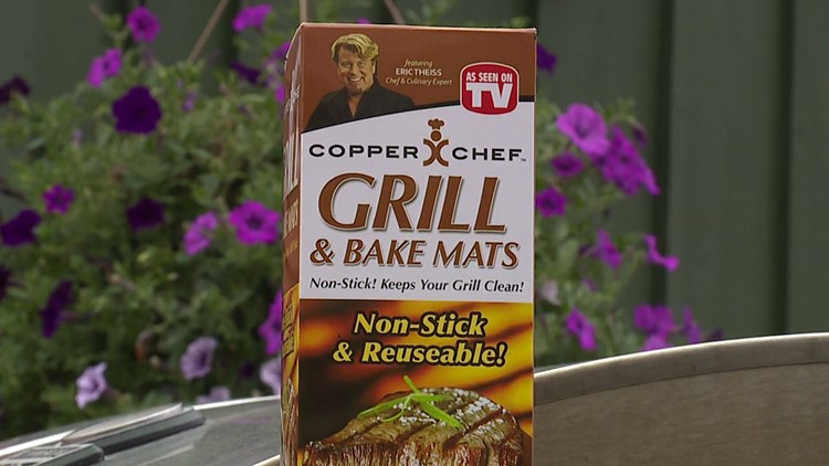 Copper chef grill mat as cheap seen on tv