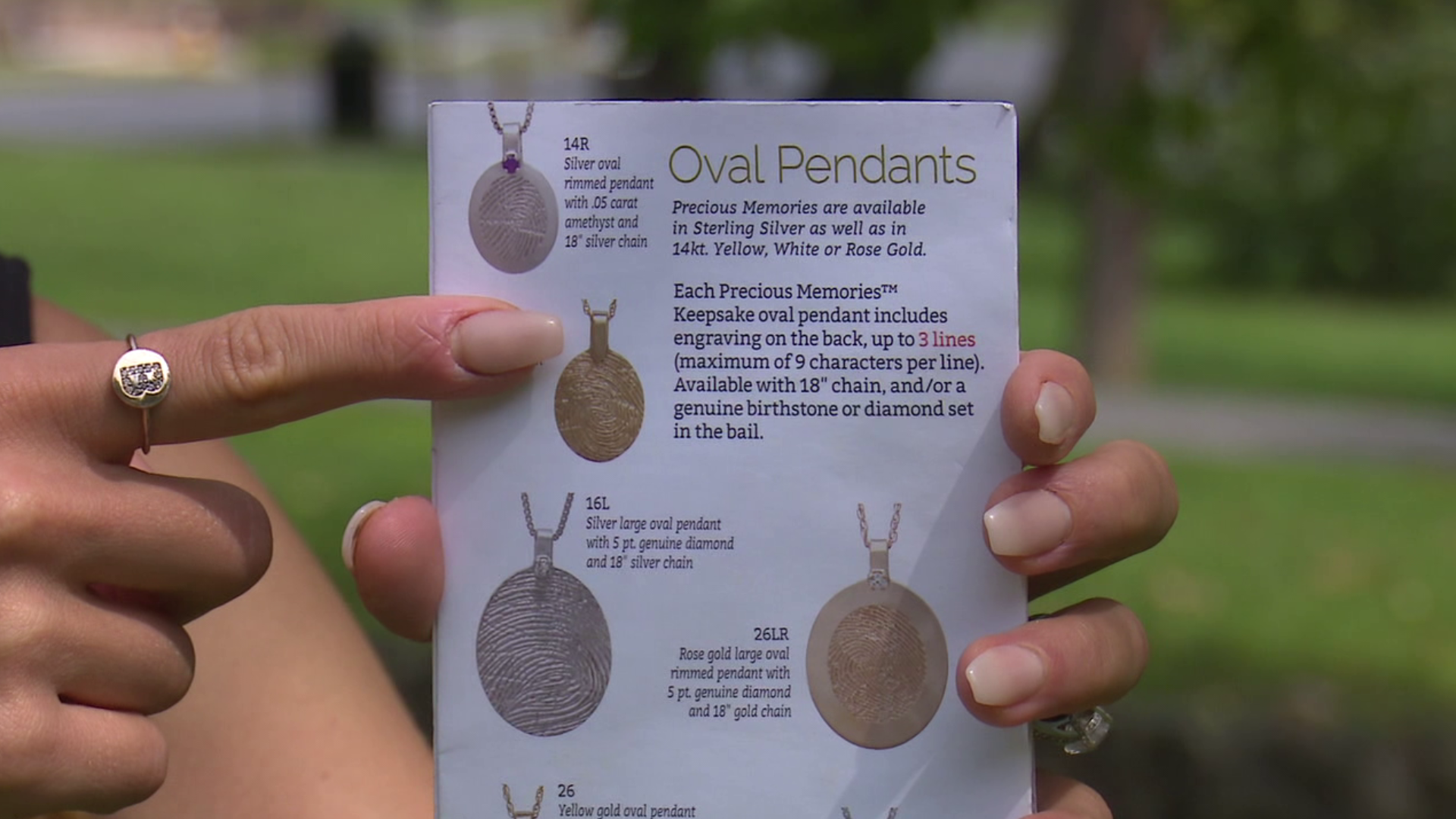 A mother is pleading for help finding a special piece of jewelry. The necklace helped her hold on to memories of her late son.