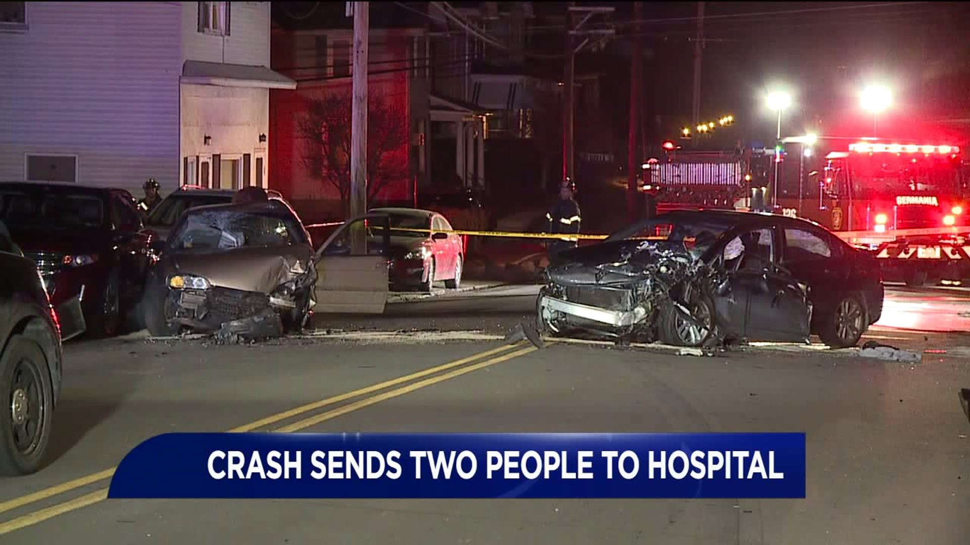 Two Drivers Taken to Hospital Following Luzerne County Wreck