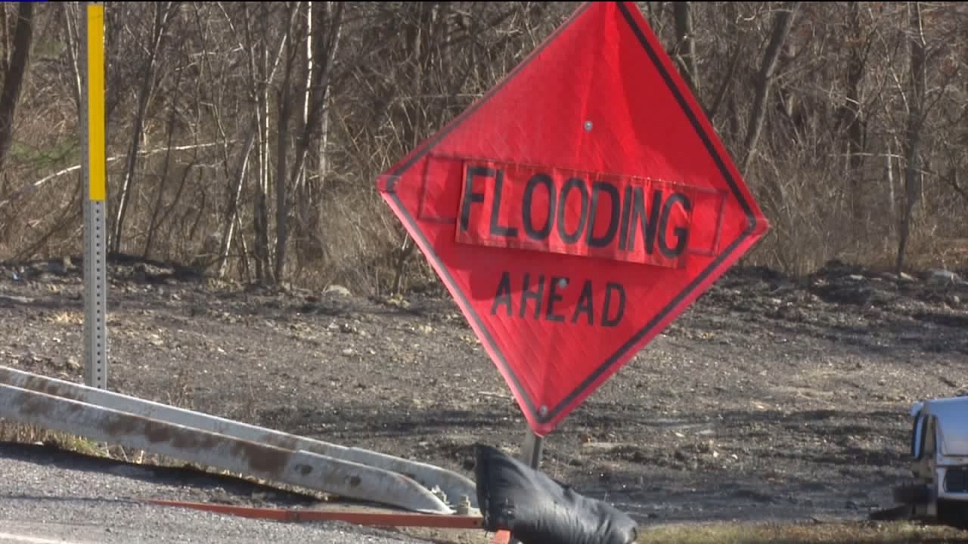 Concern Over Flooded Road Near Girardville