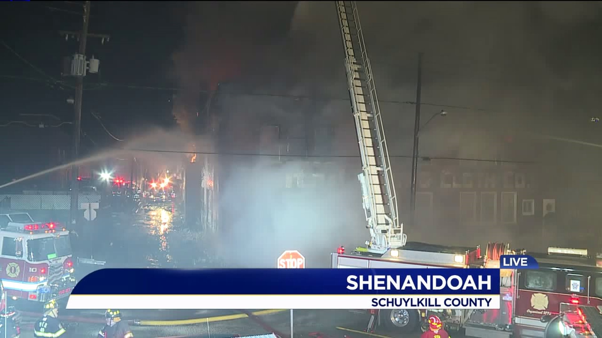 Crews Fighting Flames in Shenadoah