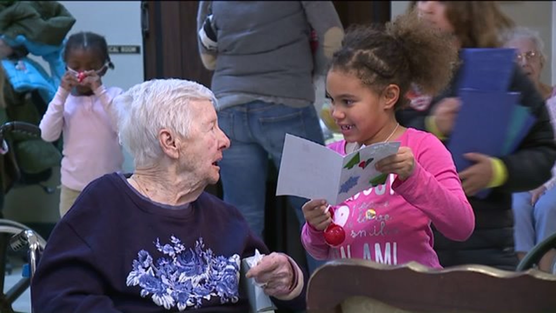 Fourth Graders Bring Gifts of Warmth to Nursing Home Residents