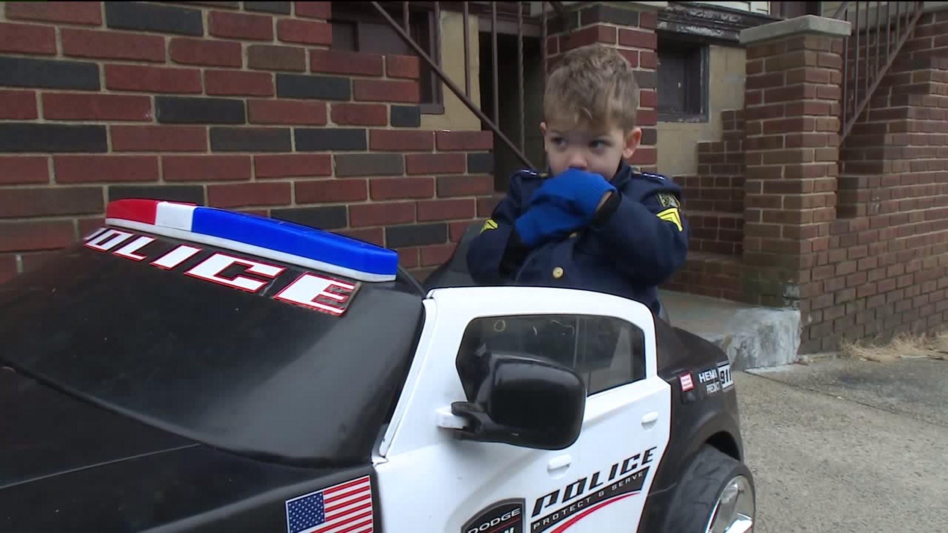 Pint-Sized Police Officer in Training